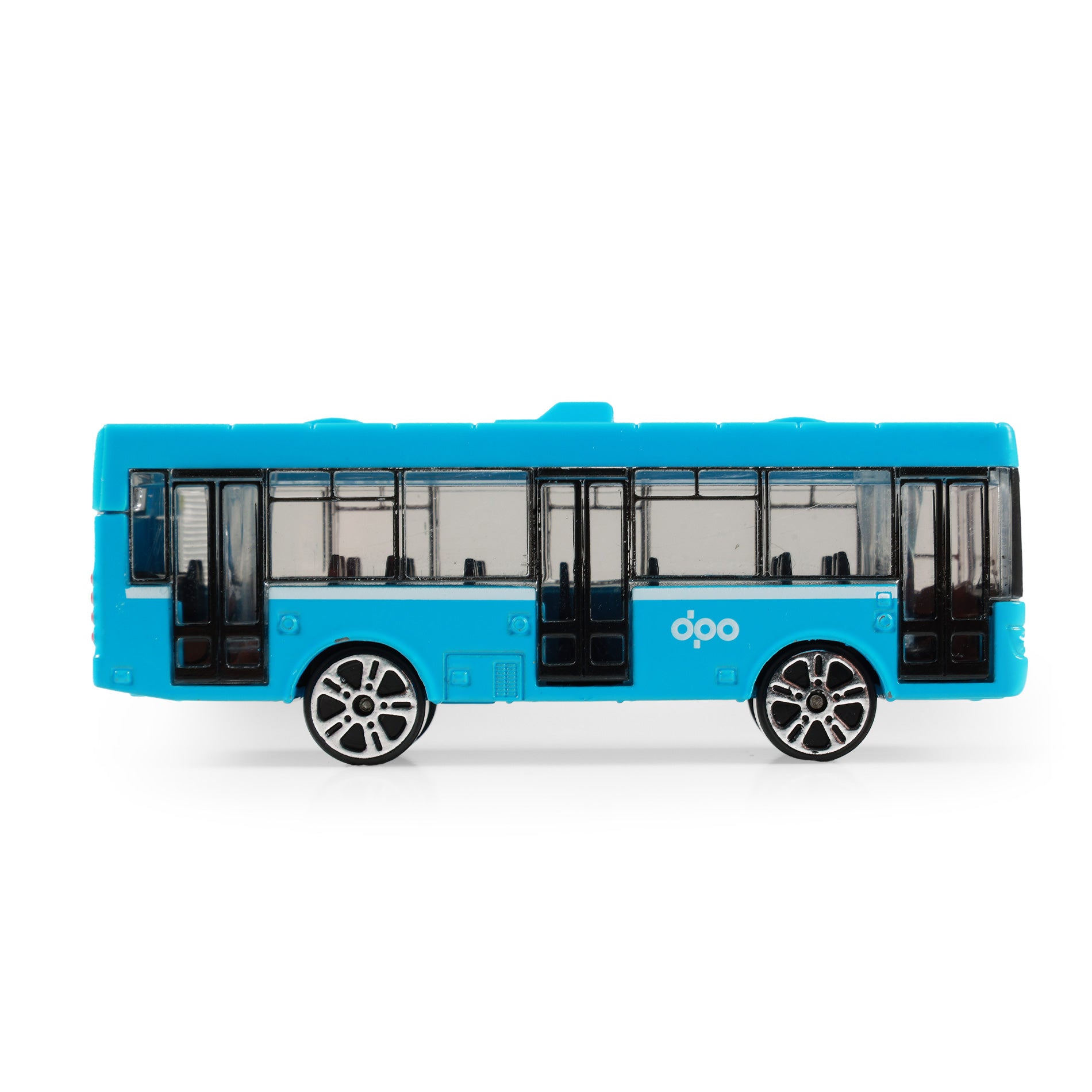 Ônibus metálico Dpo Ostrava Azul 8 cm
