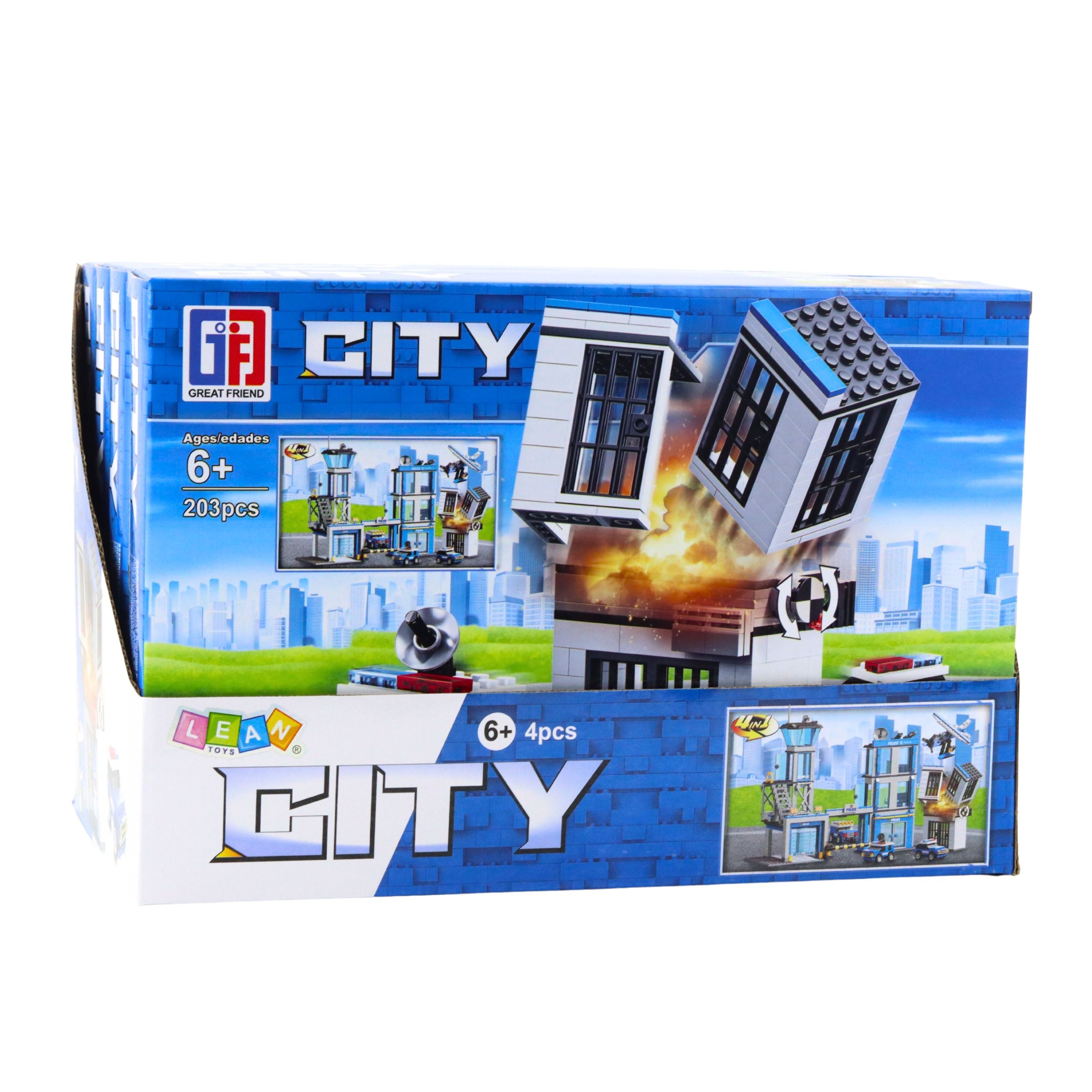 Construction Blocks Police Station Buildings 190-213 Pcs.