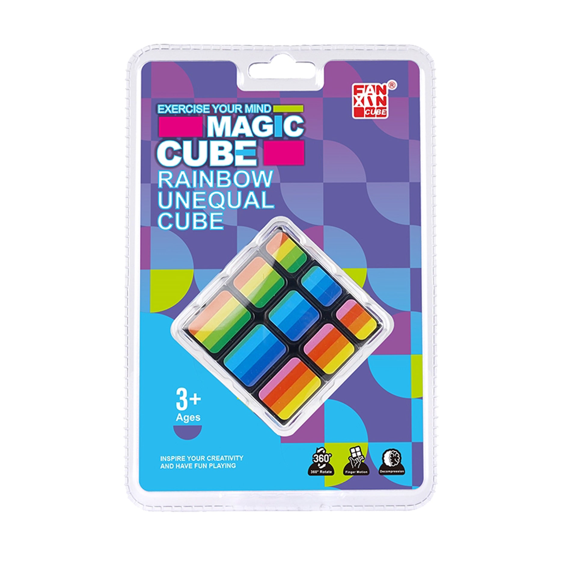 Puzzle dúhová magická kocka