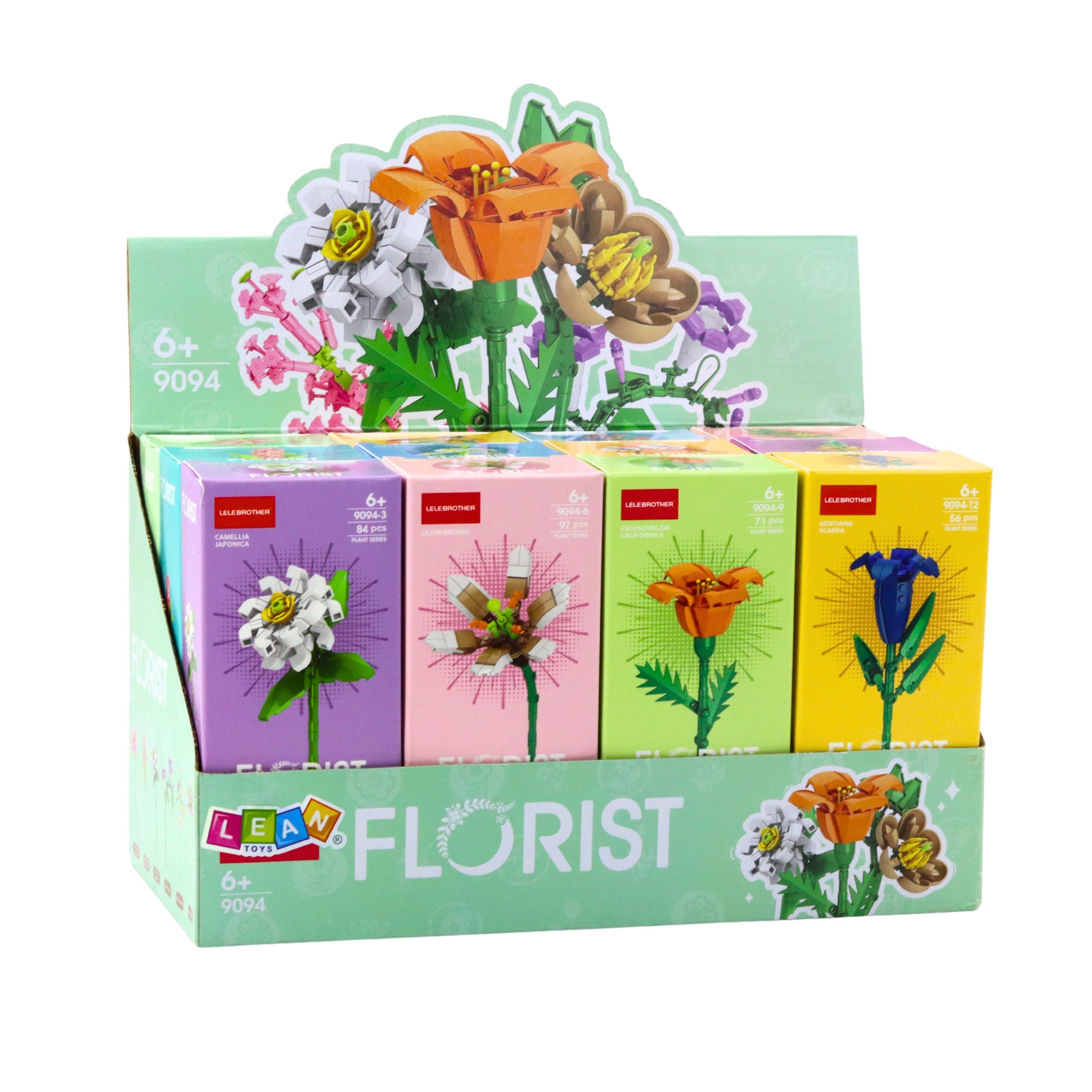 Construction Blocks Single Decorative Flower 56-245 Pcs.