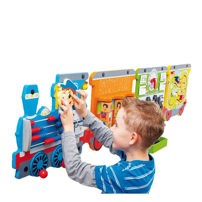 Trem de brinquedo de parede Beleduc Ella Time