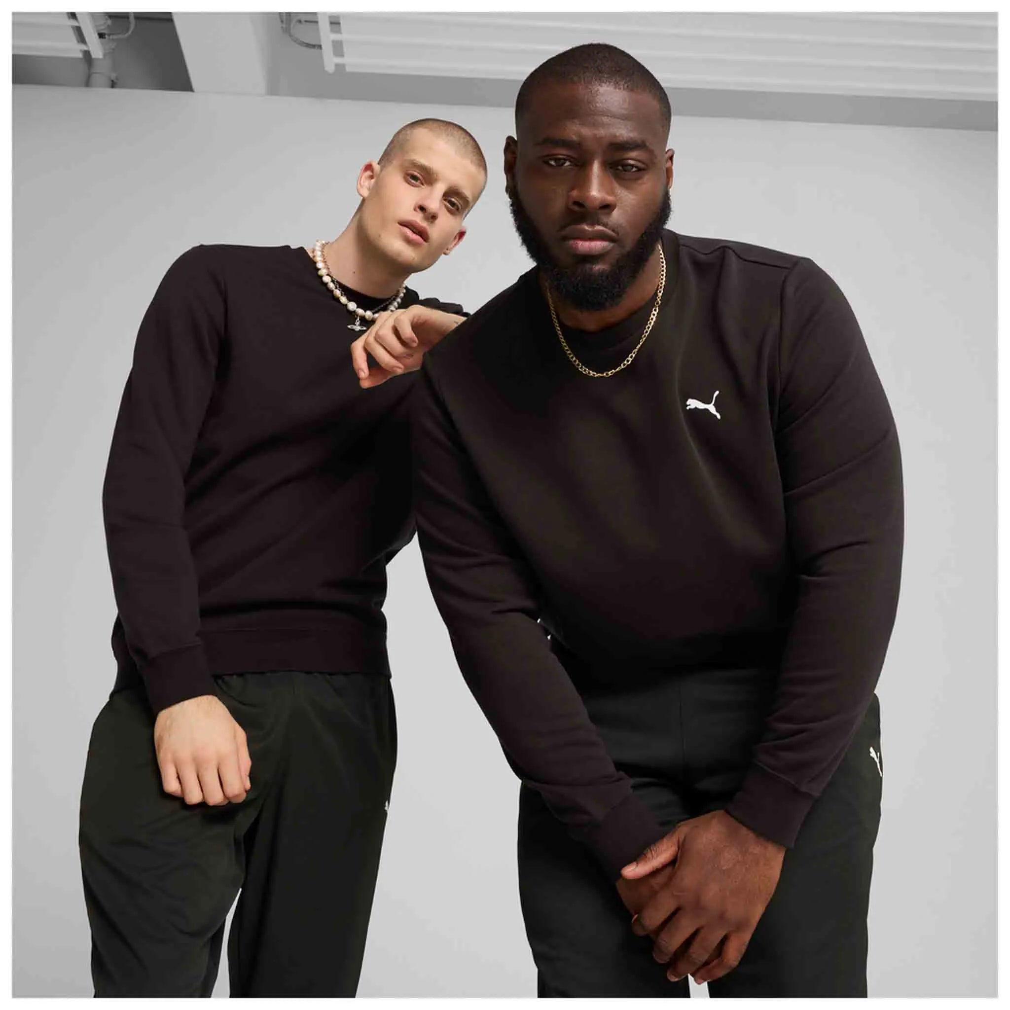 Puma Ess Crew-sweatshirt voor heren zwart