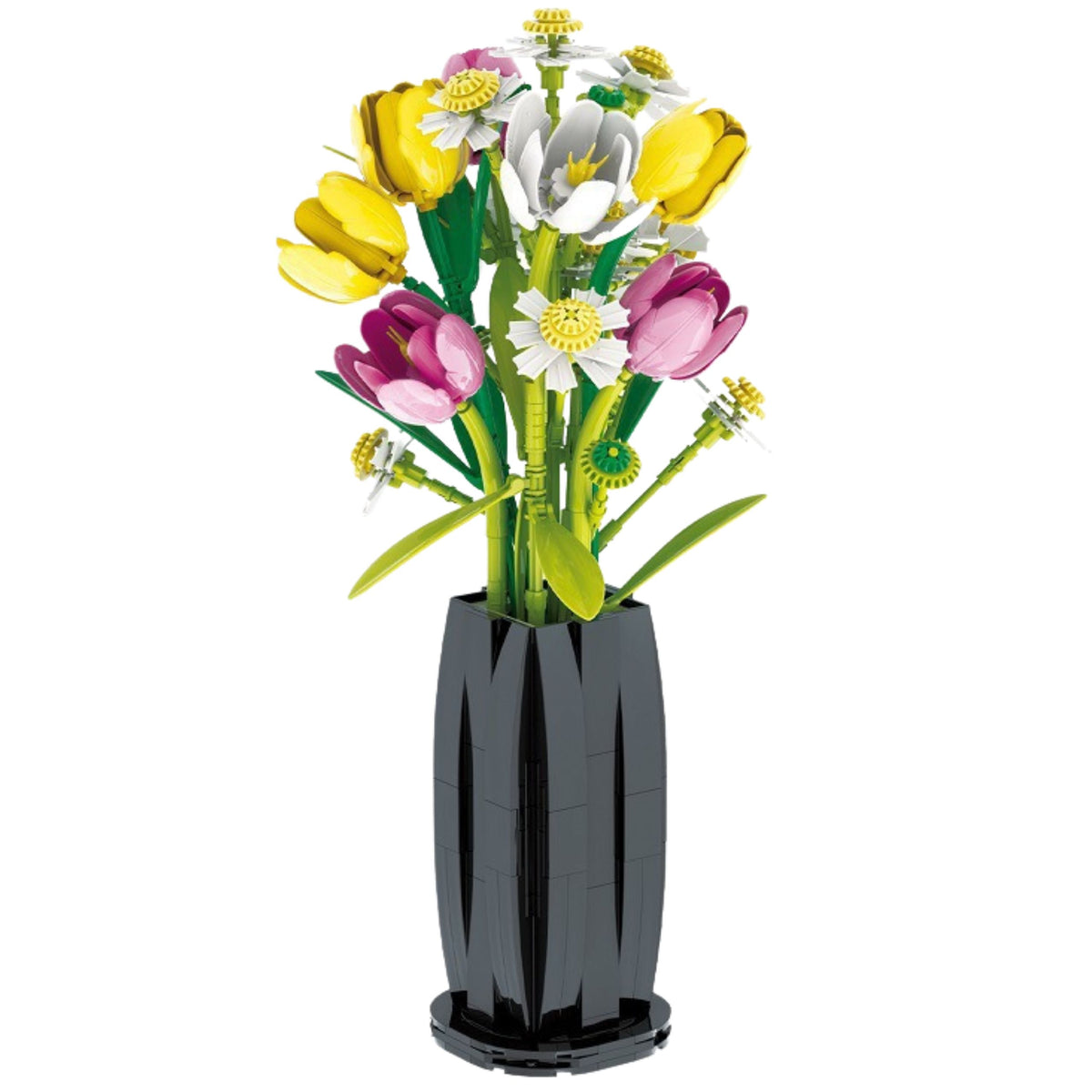Construction Blocks Bouquet Of Tulips In A Vase 1250 Pcs.