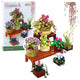 Construction Blocks Flowers In Pots 7 Pcs Two Shelves 1446 Pcs.