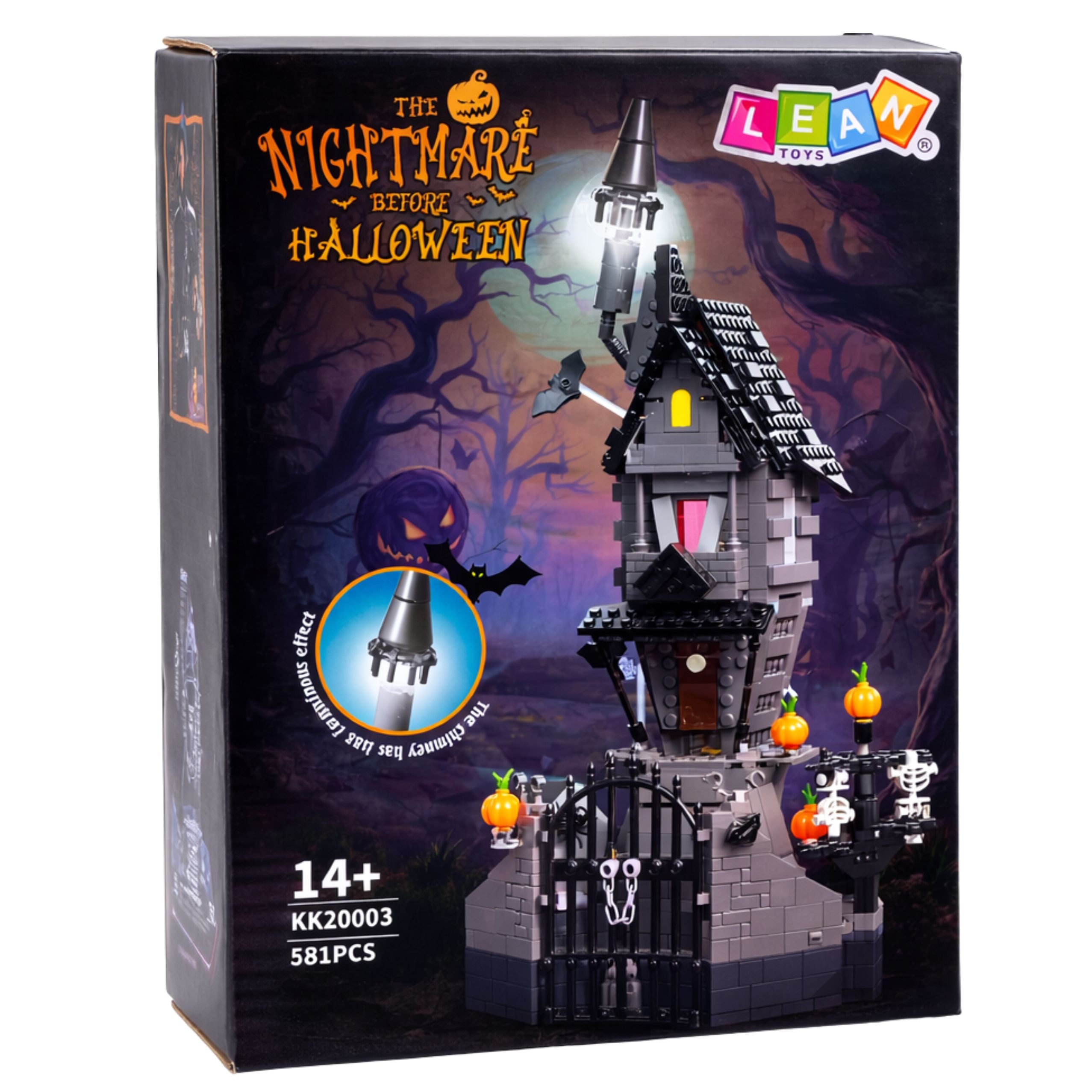 Building Blocks Haunted House Halloween Tower 581 Pcs.