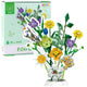 Construction Blocks Decorative Bouquet Of Colorful Flowers 997 Pcs.