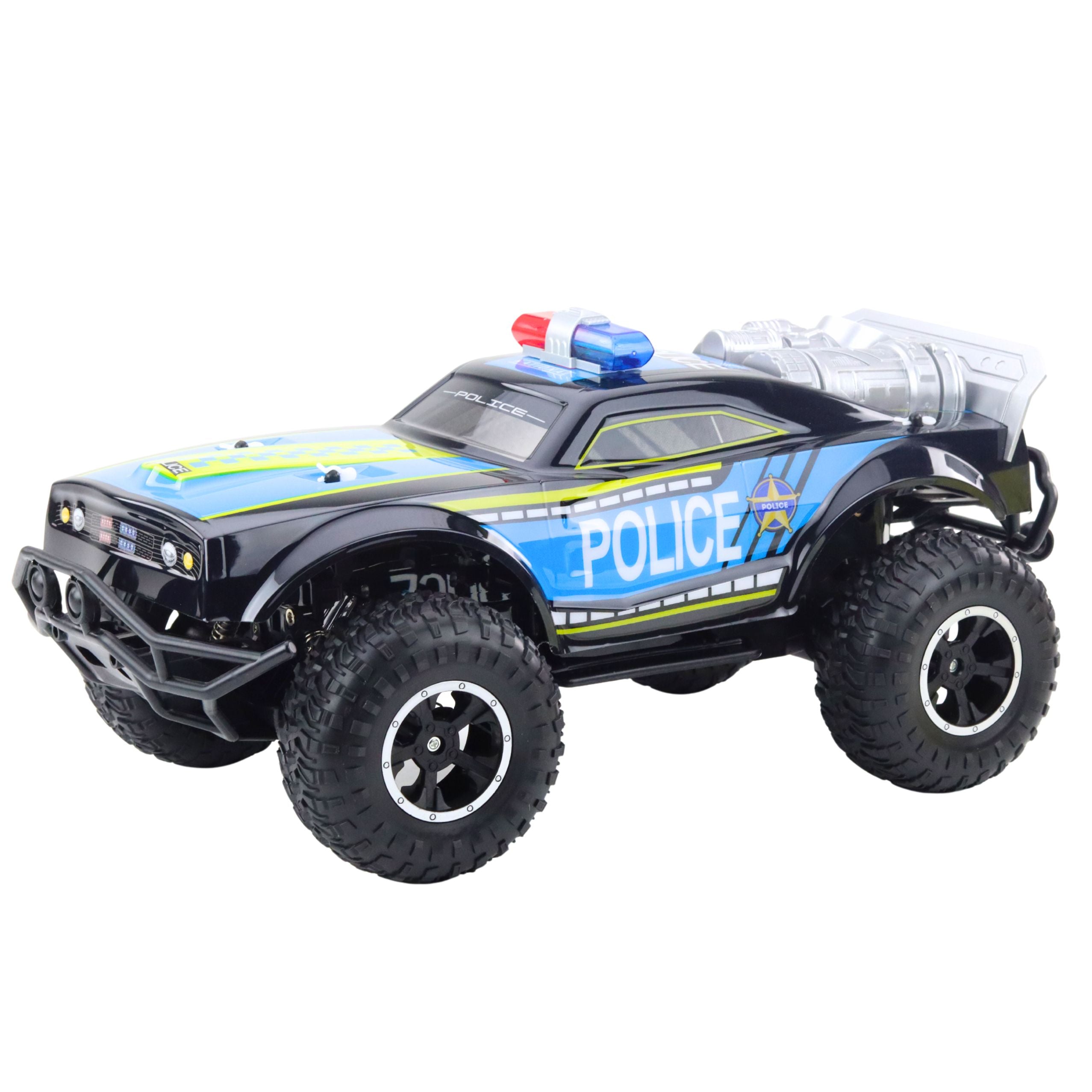 Rc Off-road Police Car 1:8 Black