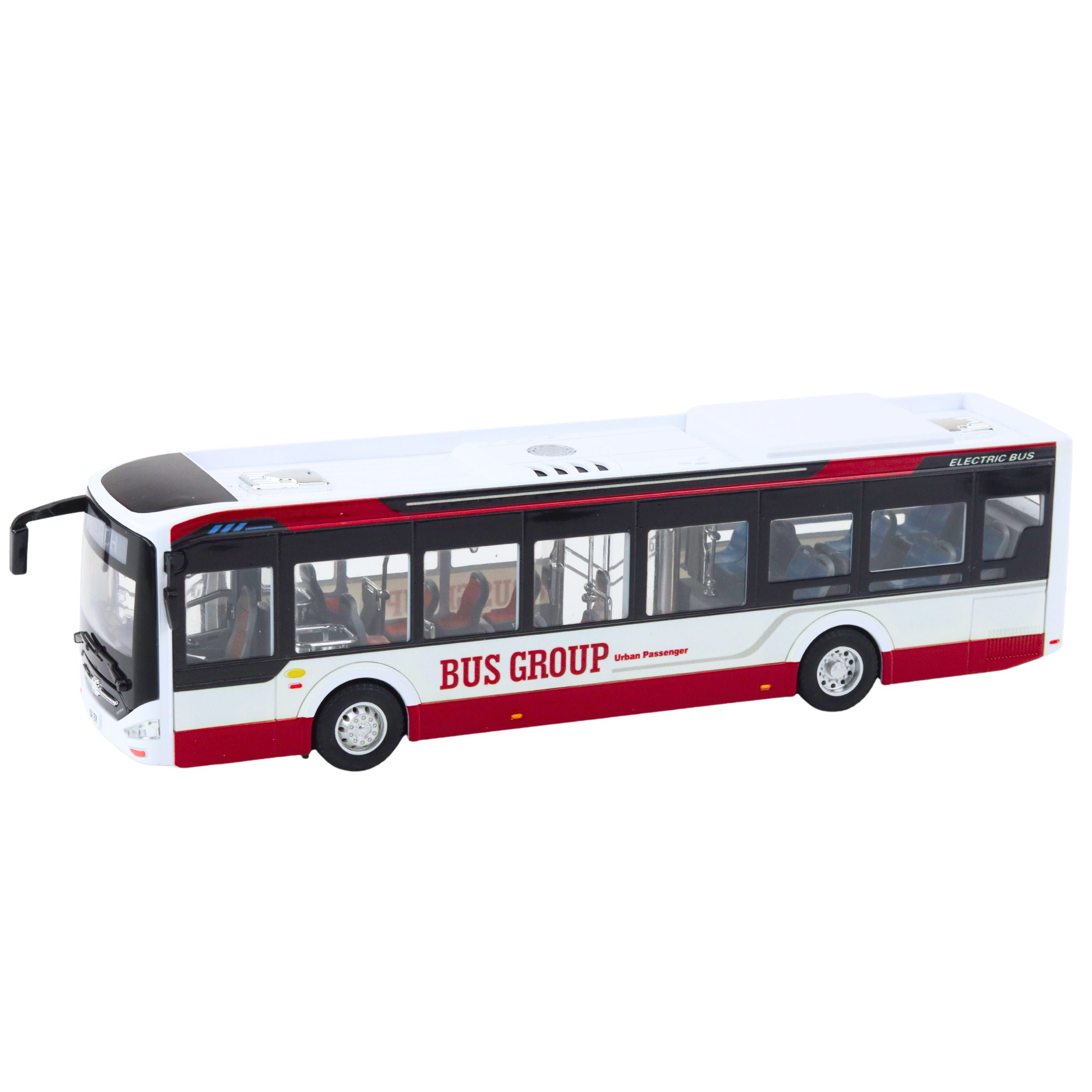 Metal City Bus With Sound And Lights 1:42