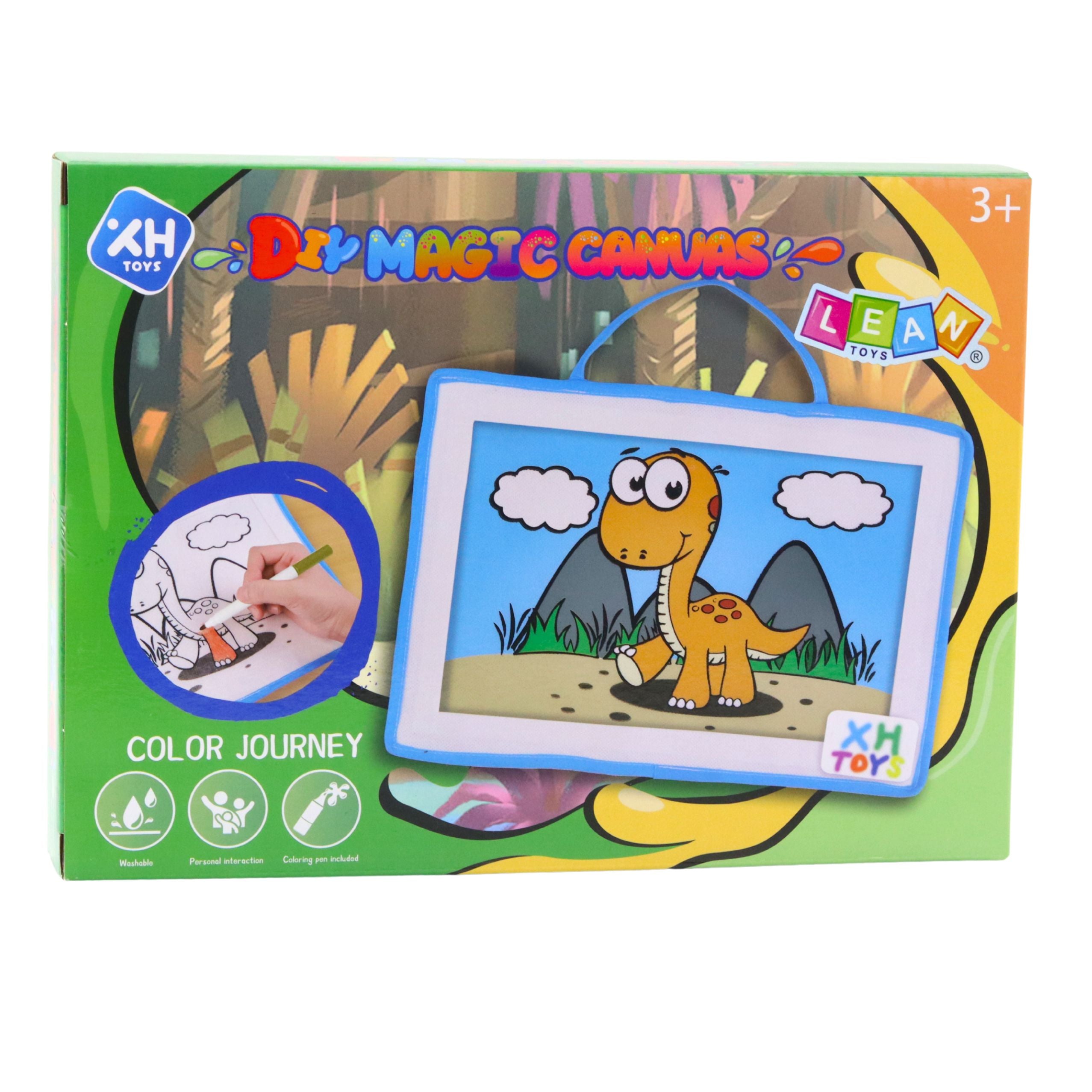 Diy Magic Canvas Painting Board With Washable Markers