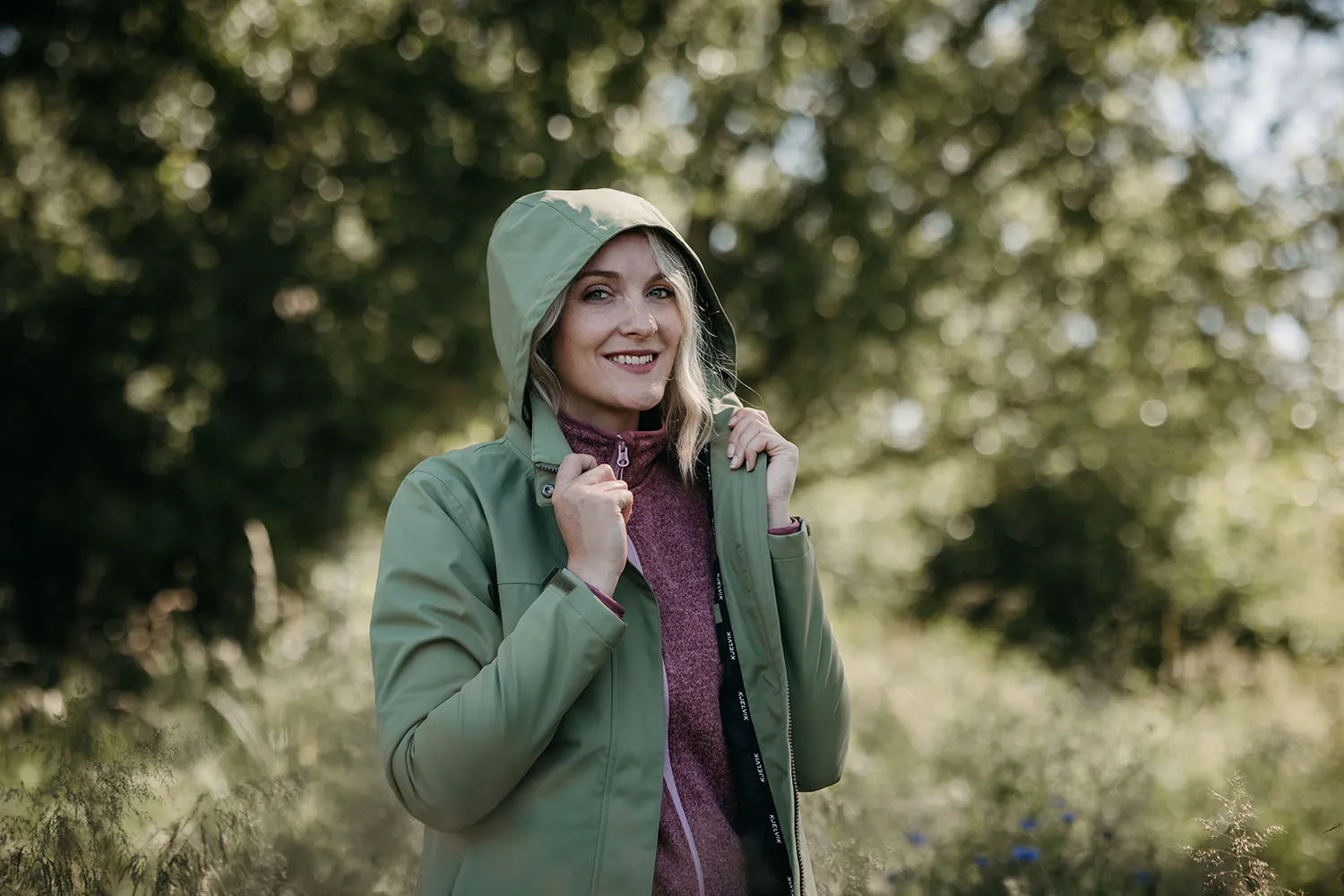 Abrigo softshell mujer kjelvik nova verde m