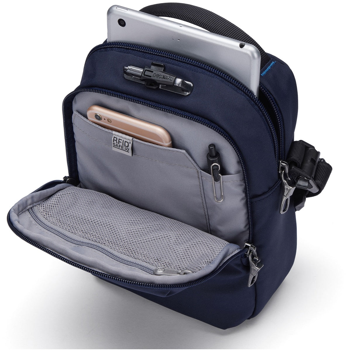 Pacsafe V Companion Crossbody Ocean