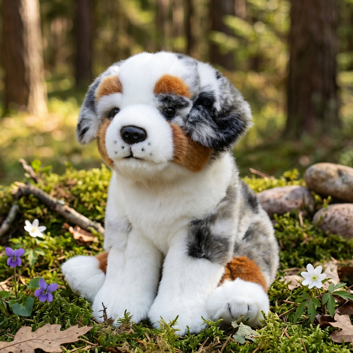 Plush Australian Shepherd 23 Cm Eco-friendly