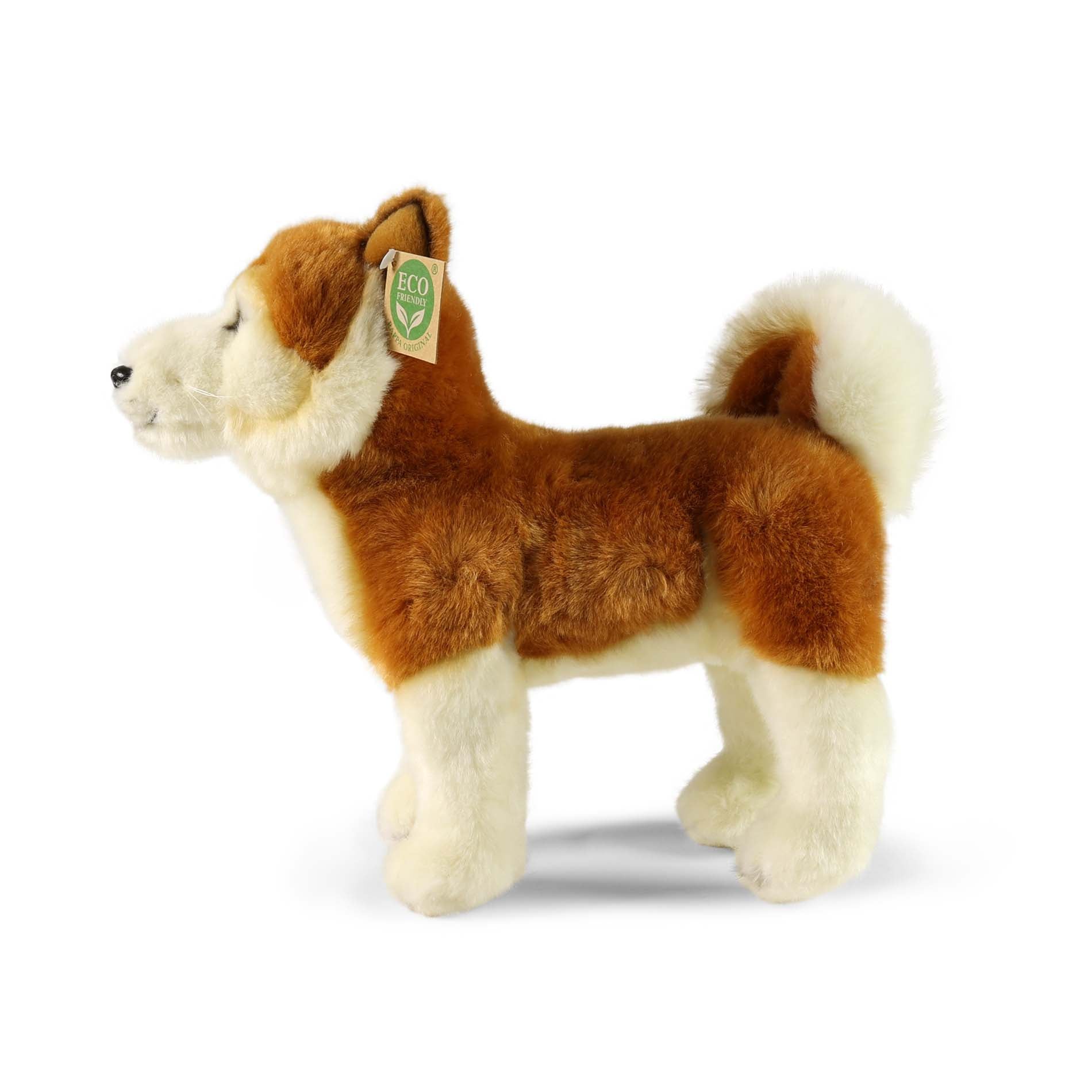 Plüss Akita Inu 30 cm Környezetbarát