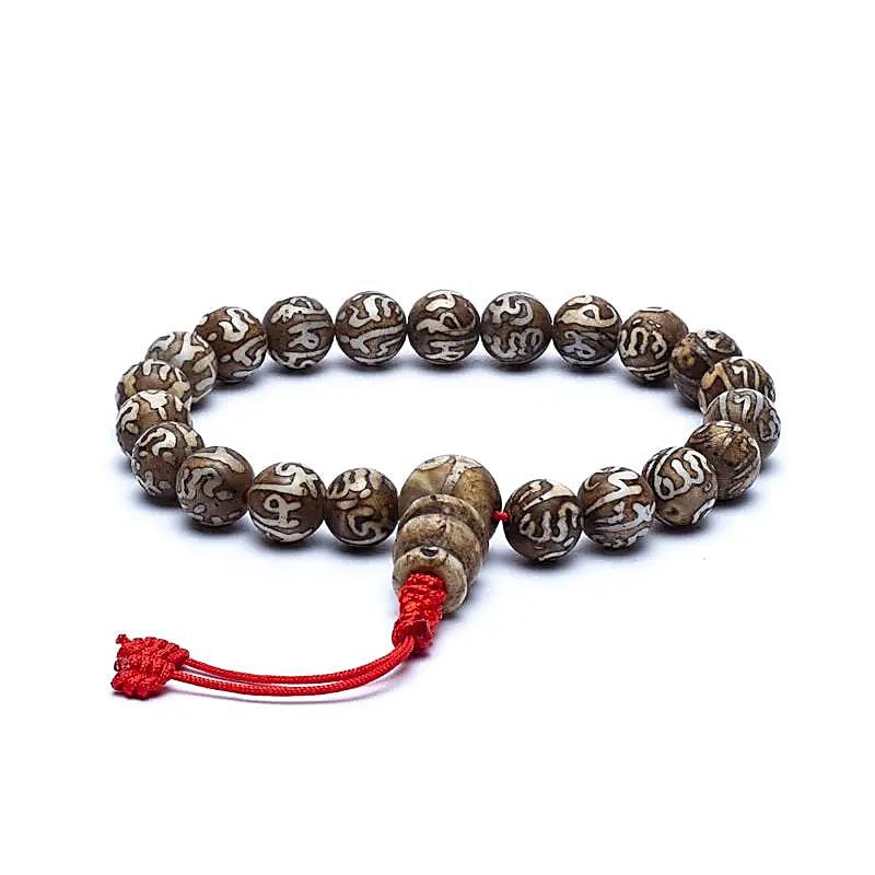 Mala Concha Ompmh Tallada 21 Cuentas Ajustables - 0,8 Cm
