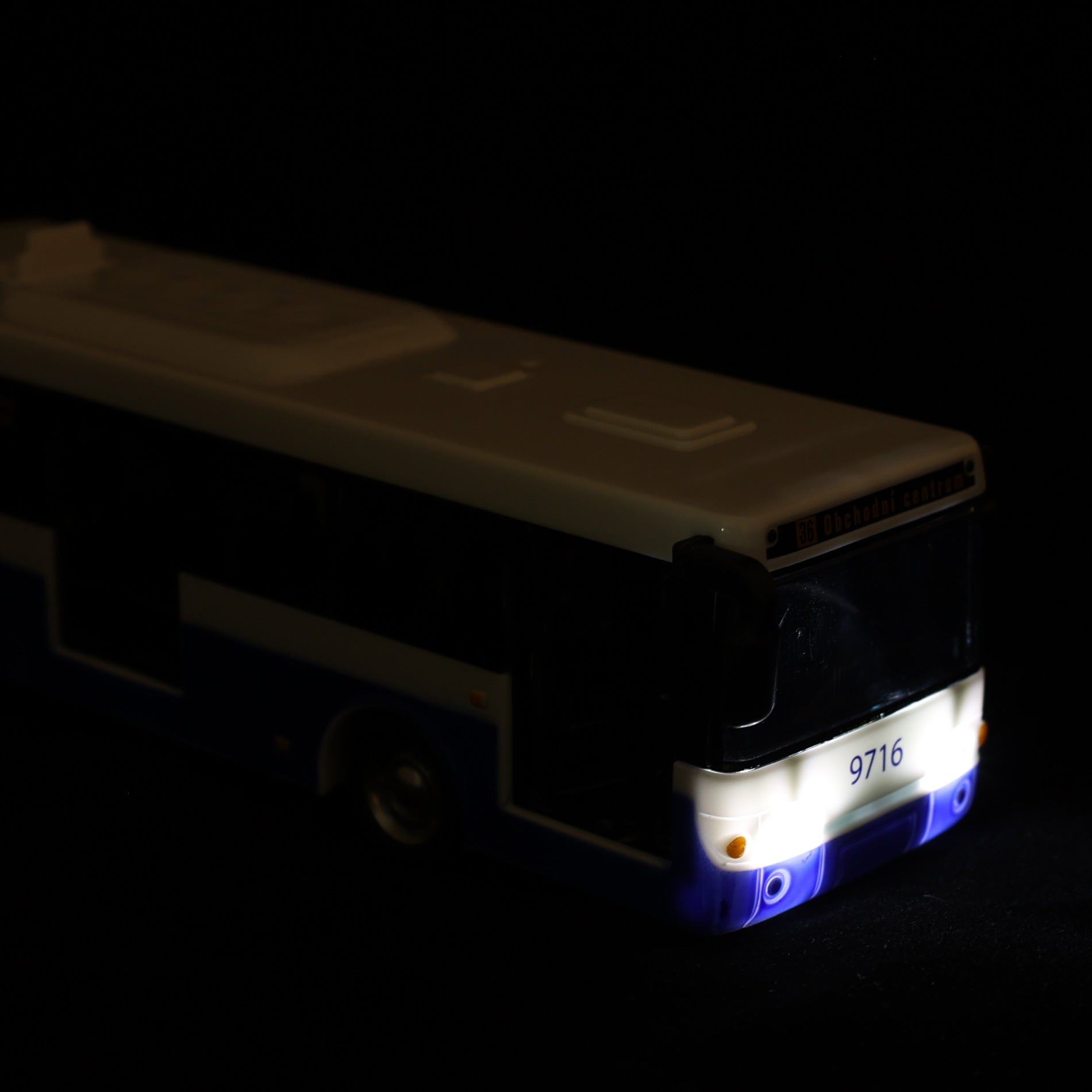 The Bus Reports Stops In Czech 36 Cm