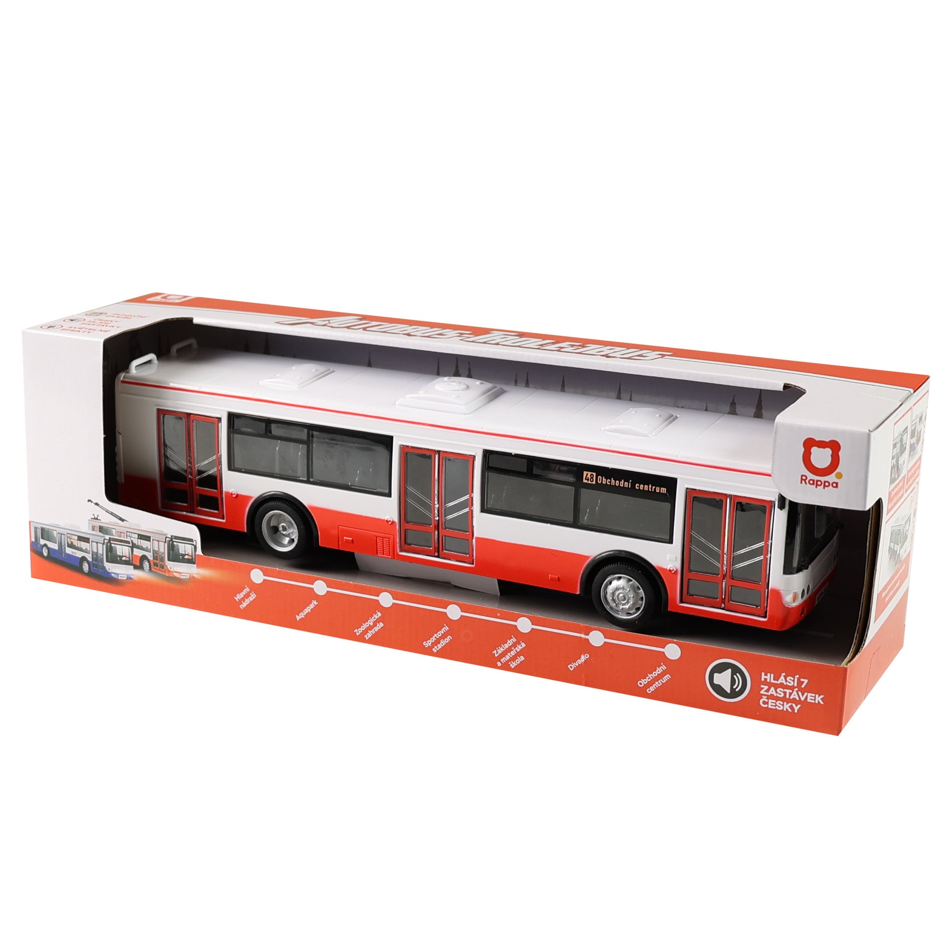 De bus Tsjechische rapportage stopt 28 cm