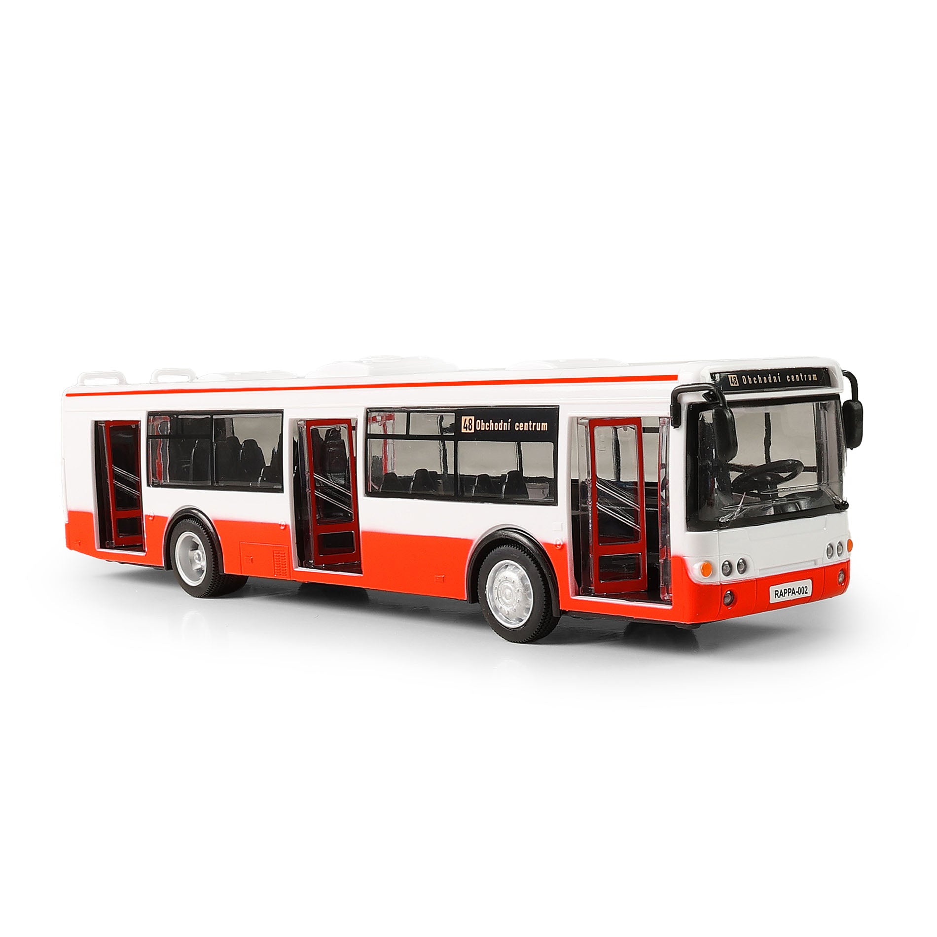 De bus Tsjechische rapportage stopt 28 cm