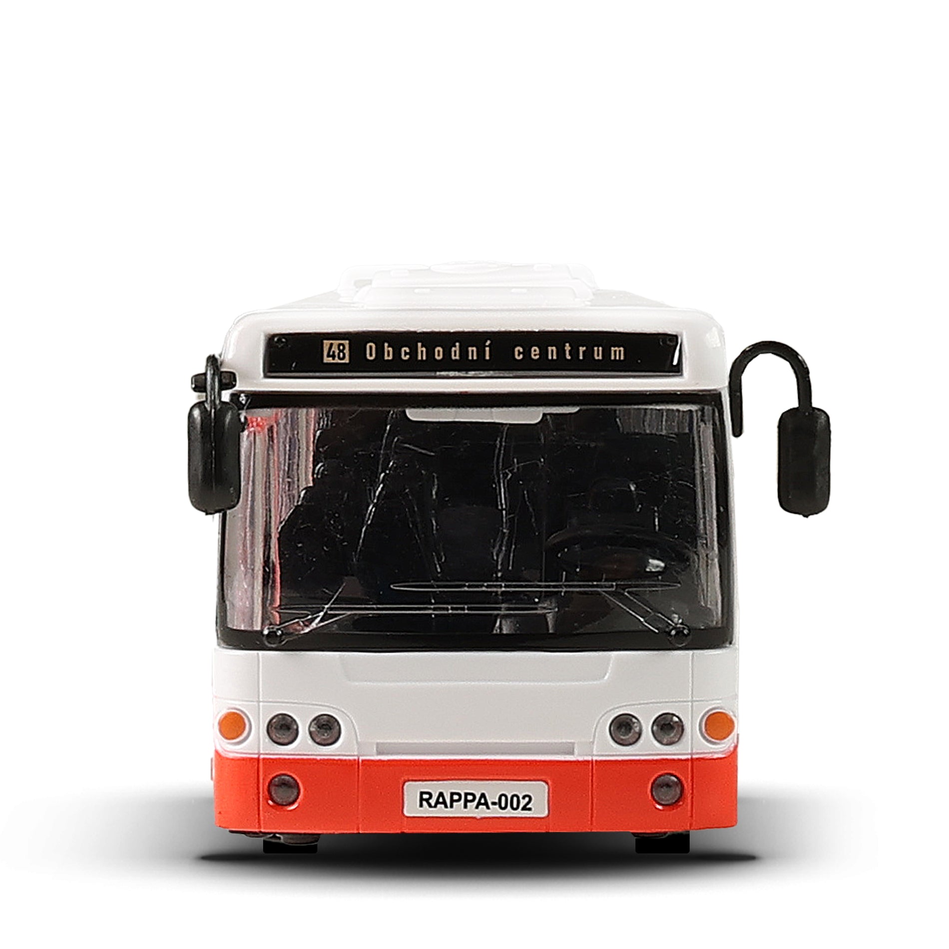 De bus Tsjechische rapportage stopt 28 cm