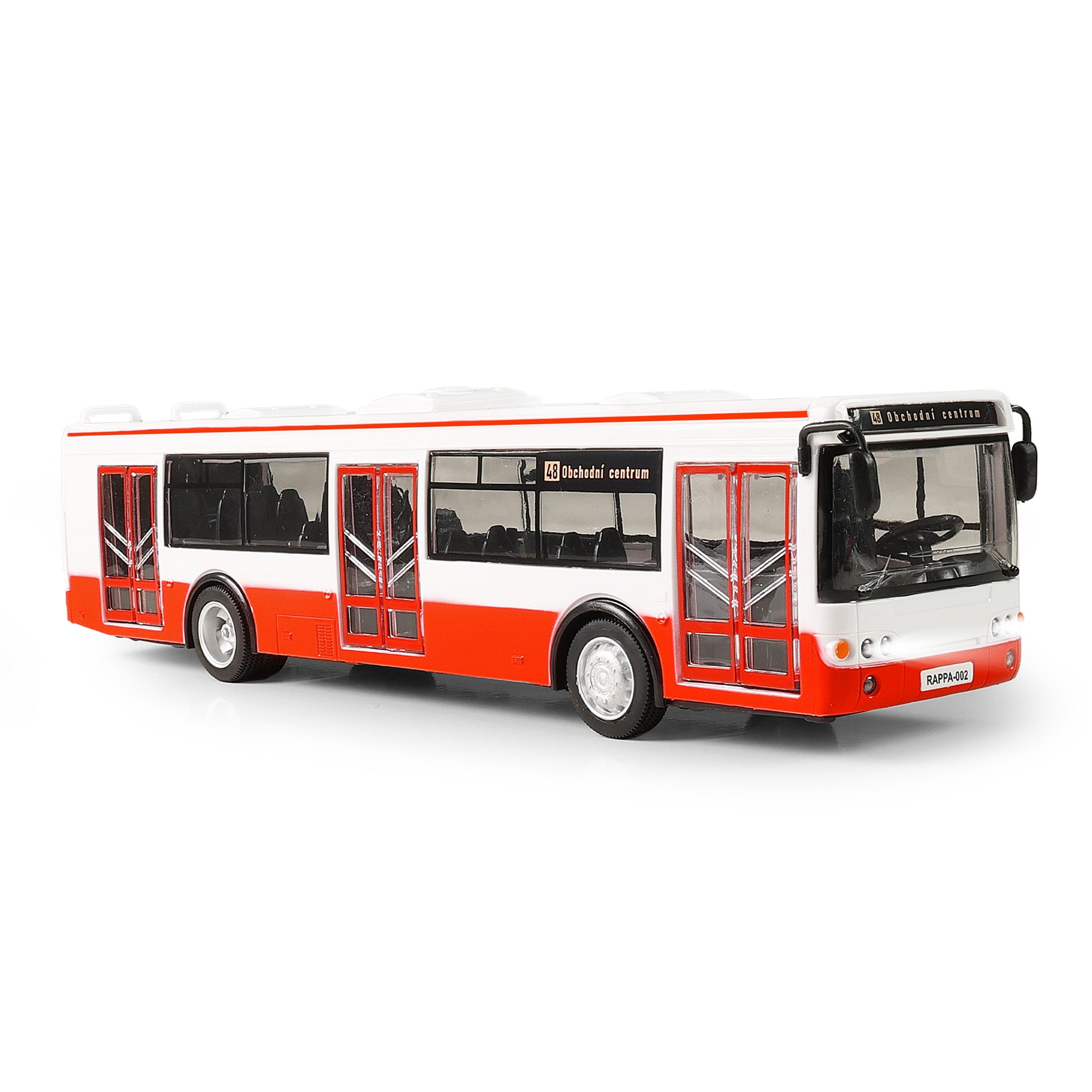 De bus Tsjechische rapportage stopt 28 cm