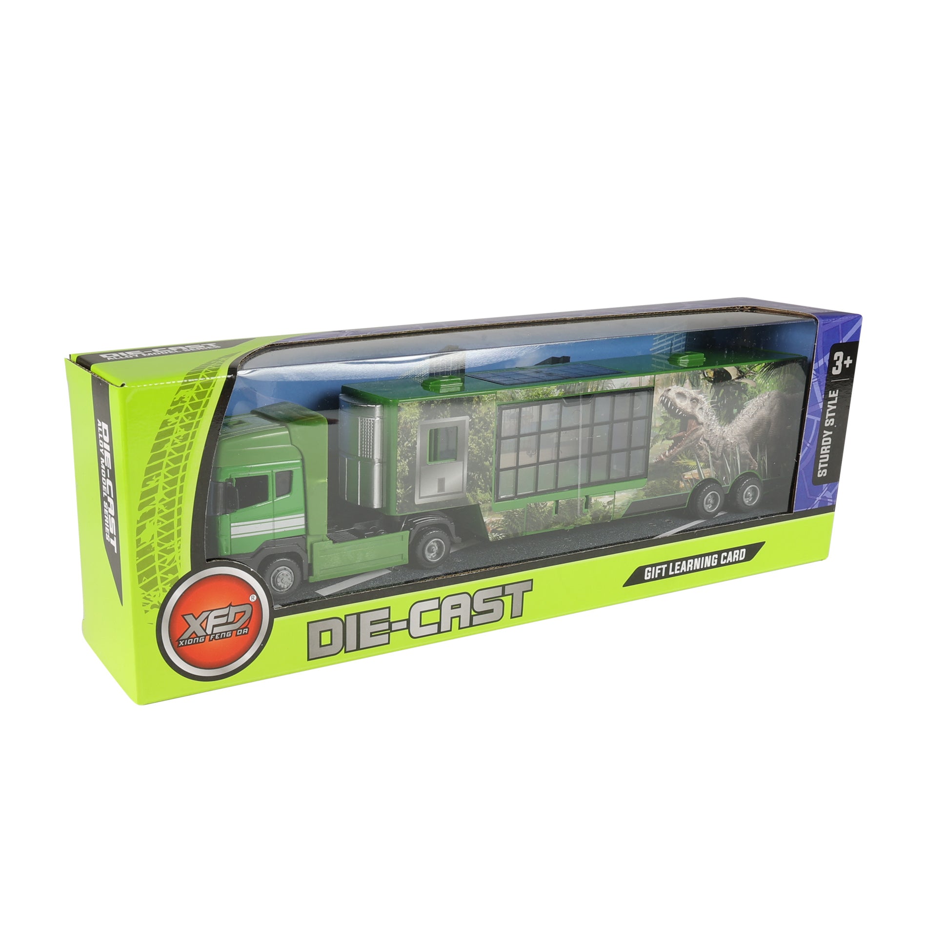 Car Truck Metal/plastic With Dinosaur Motif I.