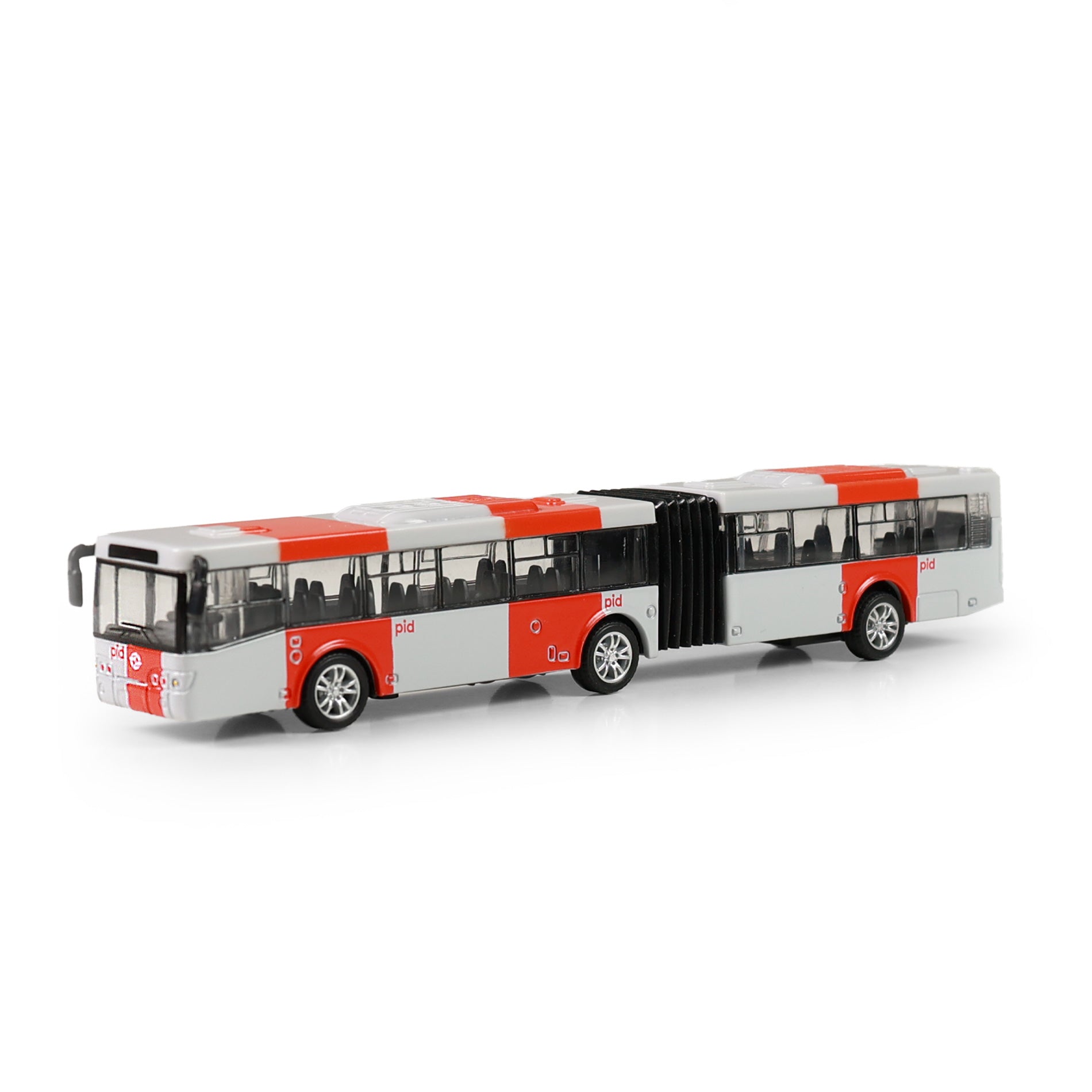 Metal Bus Pid Prague Red 18 Cm