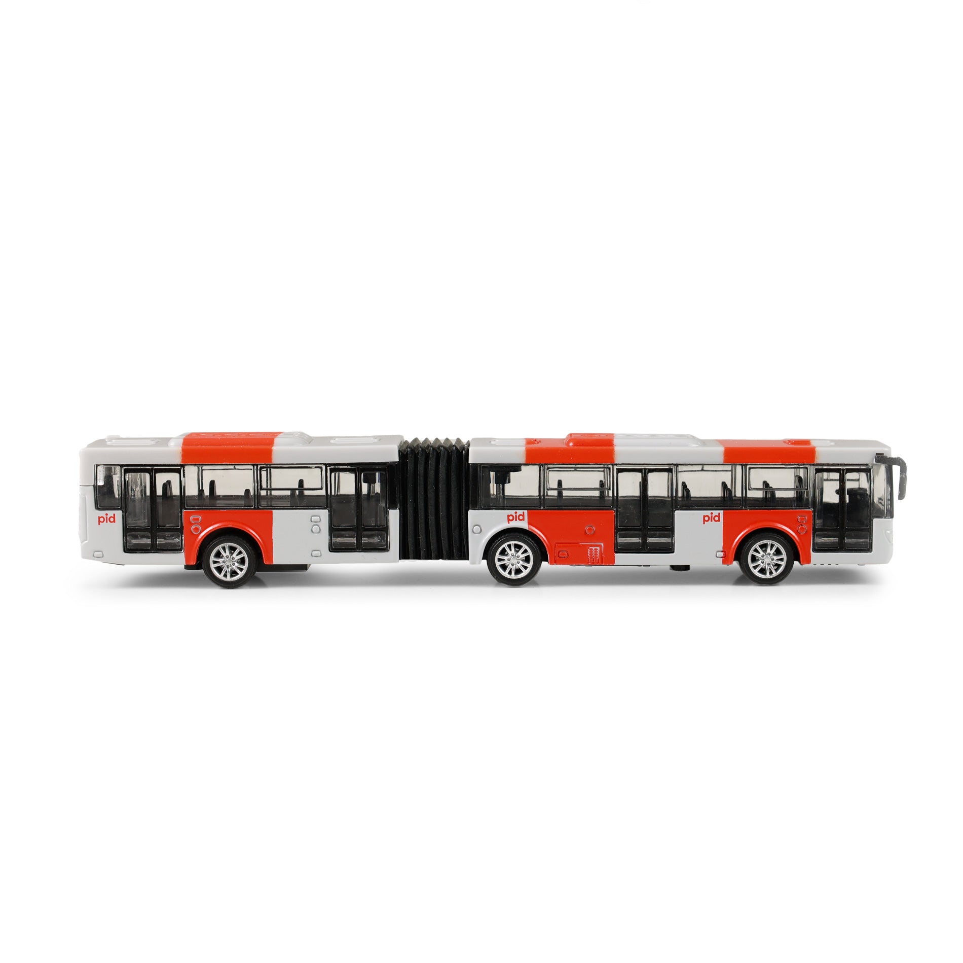 Metal Bus Pid Prague Red 18 Cm