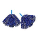 Pom Pom Wave Blau-Silber