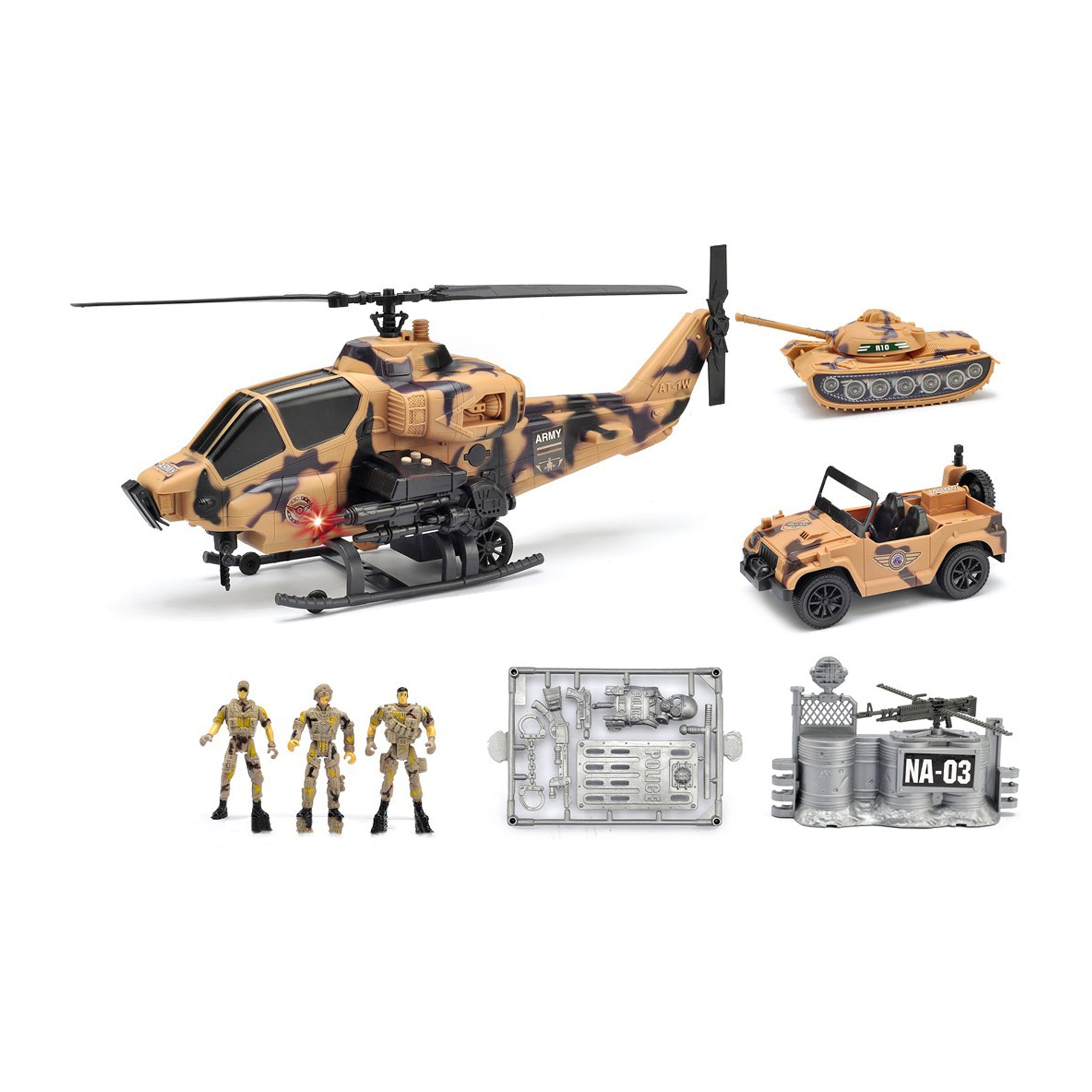 Set elicopter militar cu sunet