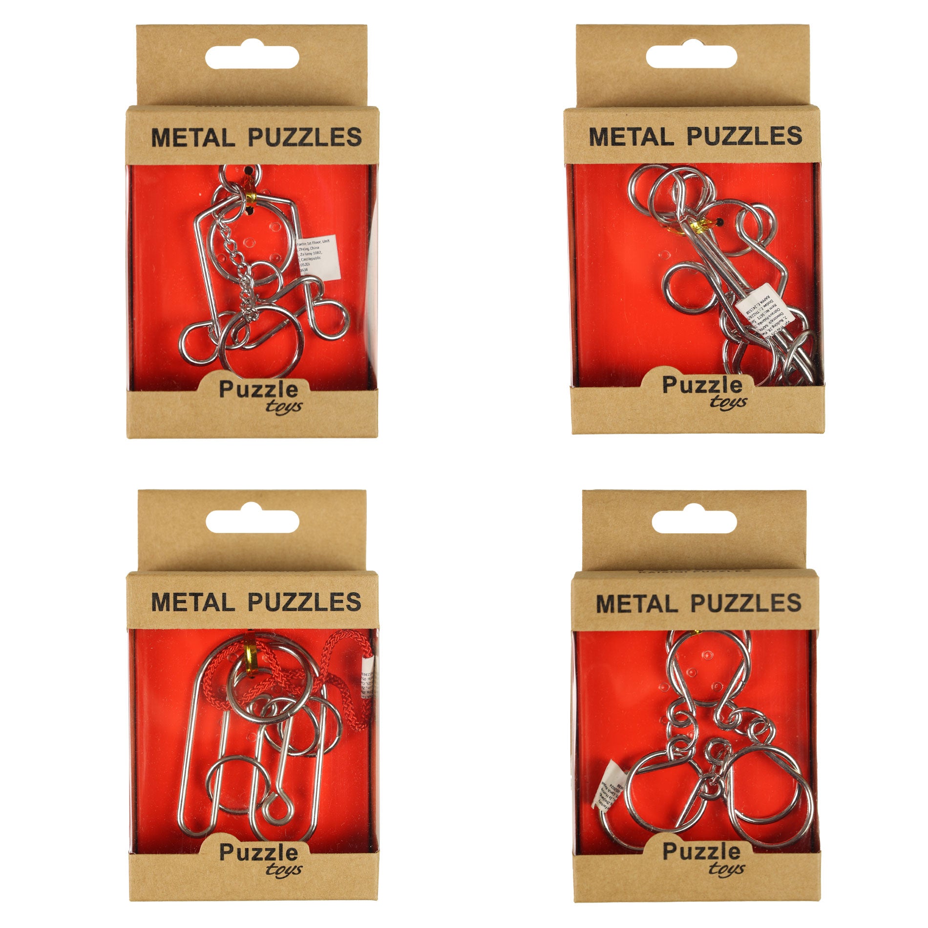 Rompecabezas de metales