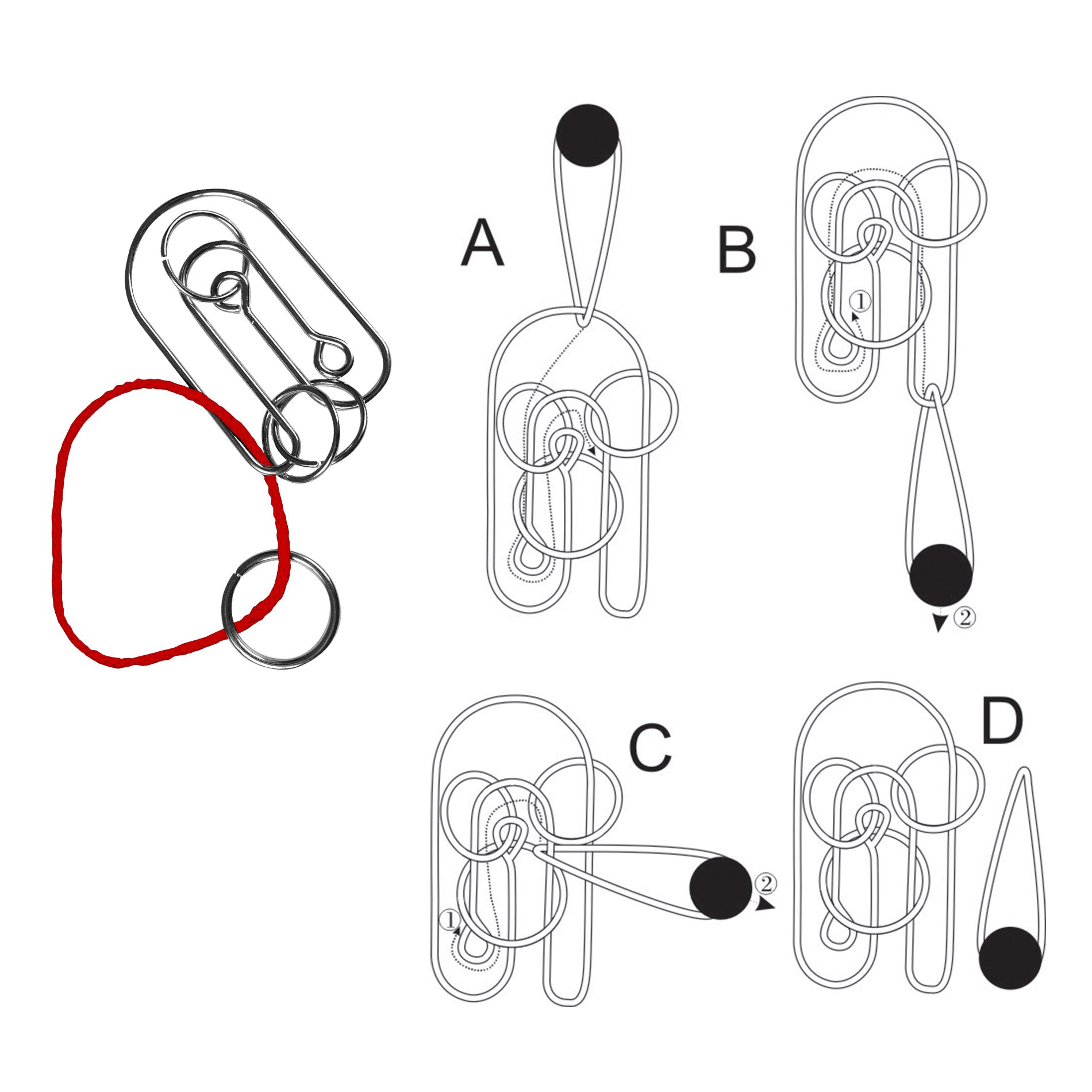 Rompecabezas de metales