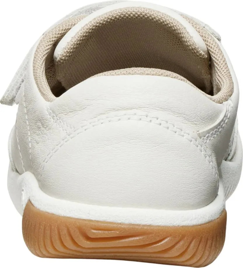 Sapatos infantis de couro Keen jr knx t-toe ds y-star branco/star branco 37