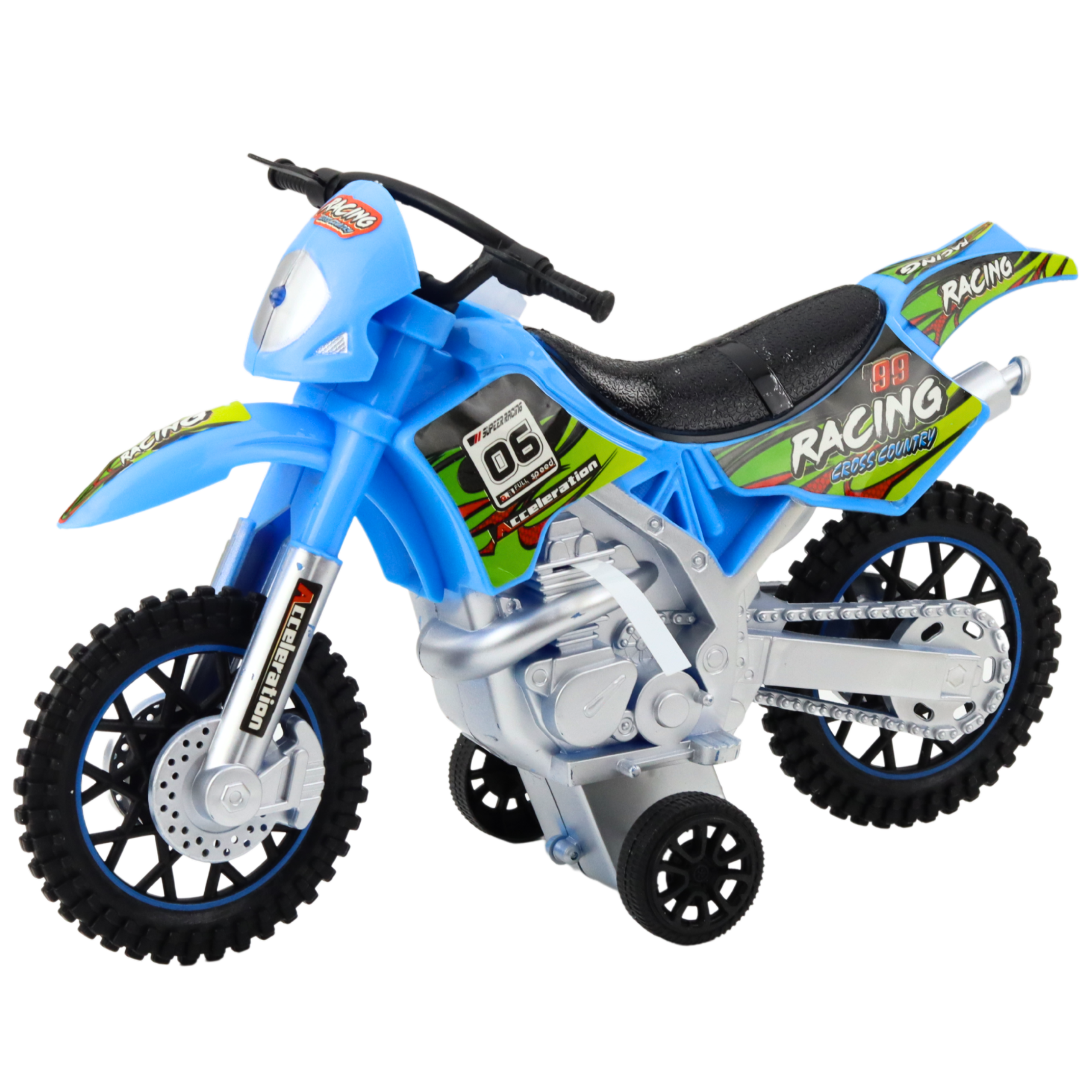 Motocross Off-road Drive Lights Sounds Blue