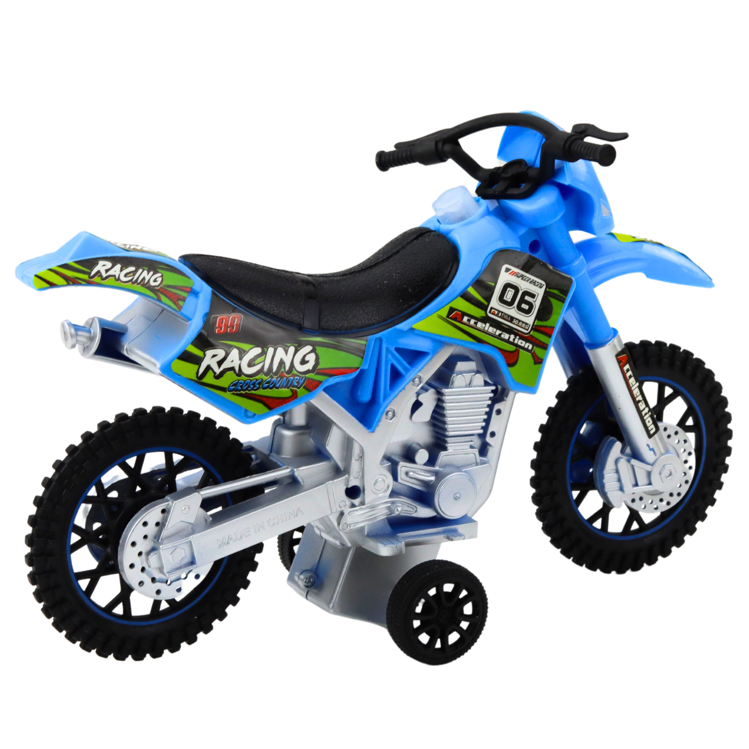 Motocross Off-road Drive Lights Sounds Blue