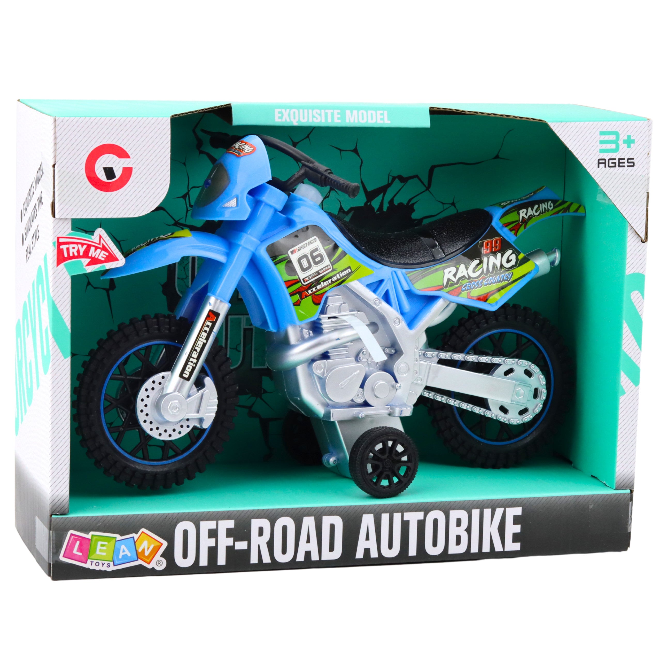 Motocross Off-road Drive Lights Sounds Blue