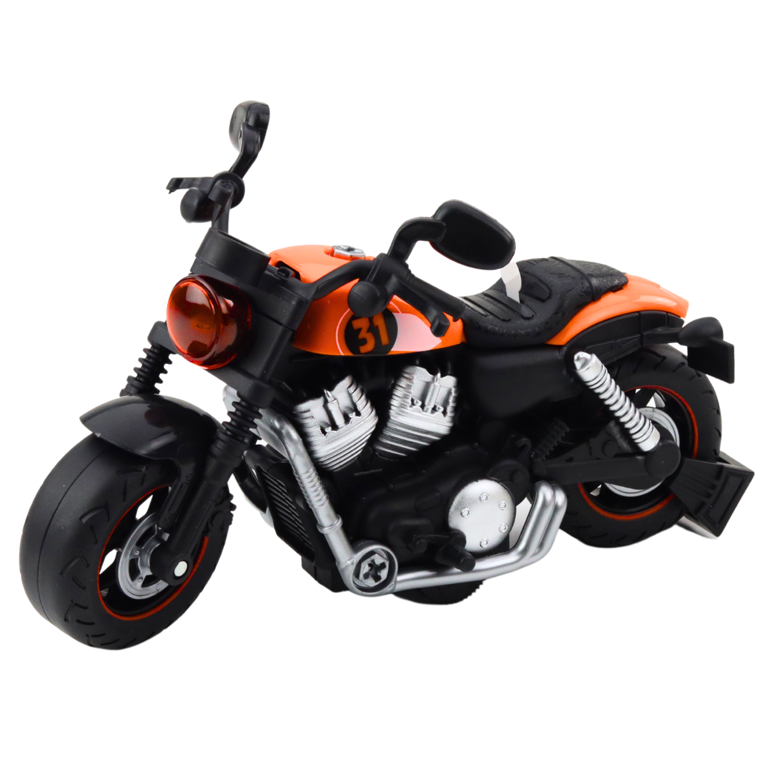 Diy Motorcycle Twisting Unscrewing Lights Sounds Orange