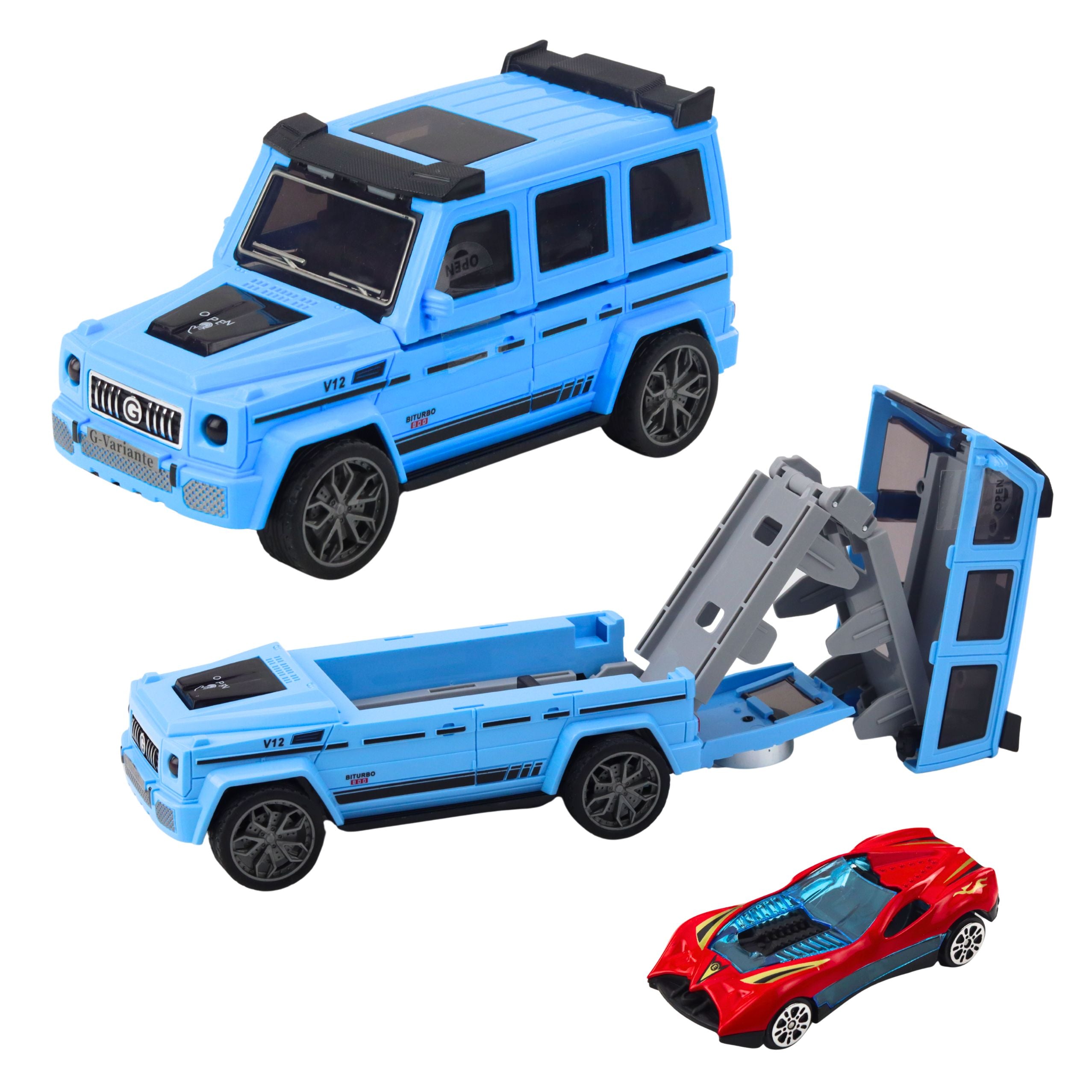 Off-road Car Metal Hidden Car Light Sound White Blue