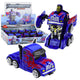 Truck Auto Robot 2in1 Drive Red Patterns Blue