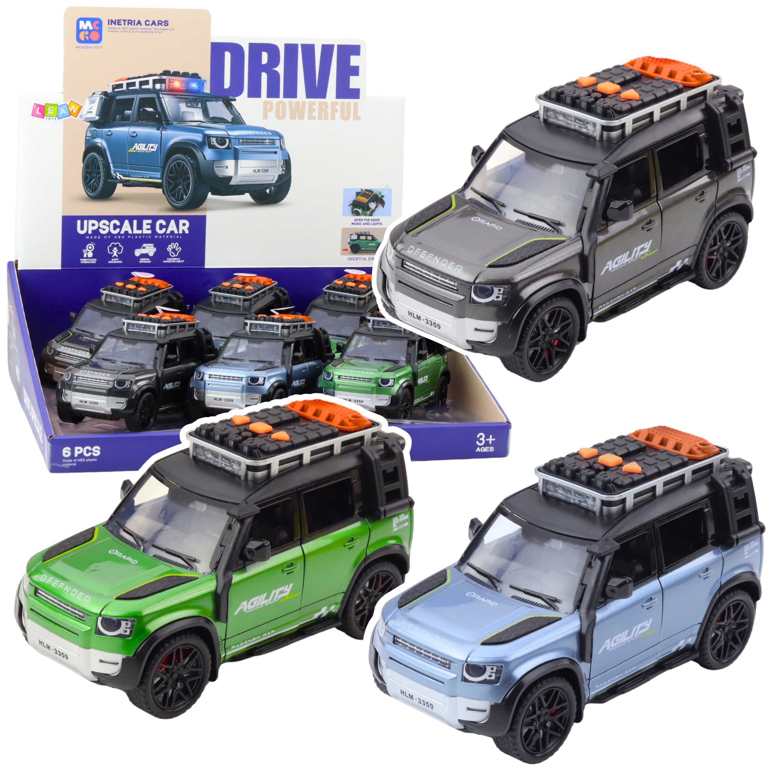 Rapid Off-road Vehicle Drive Opening Doors Lights Sounds Mix