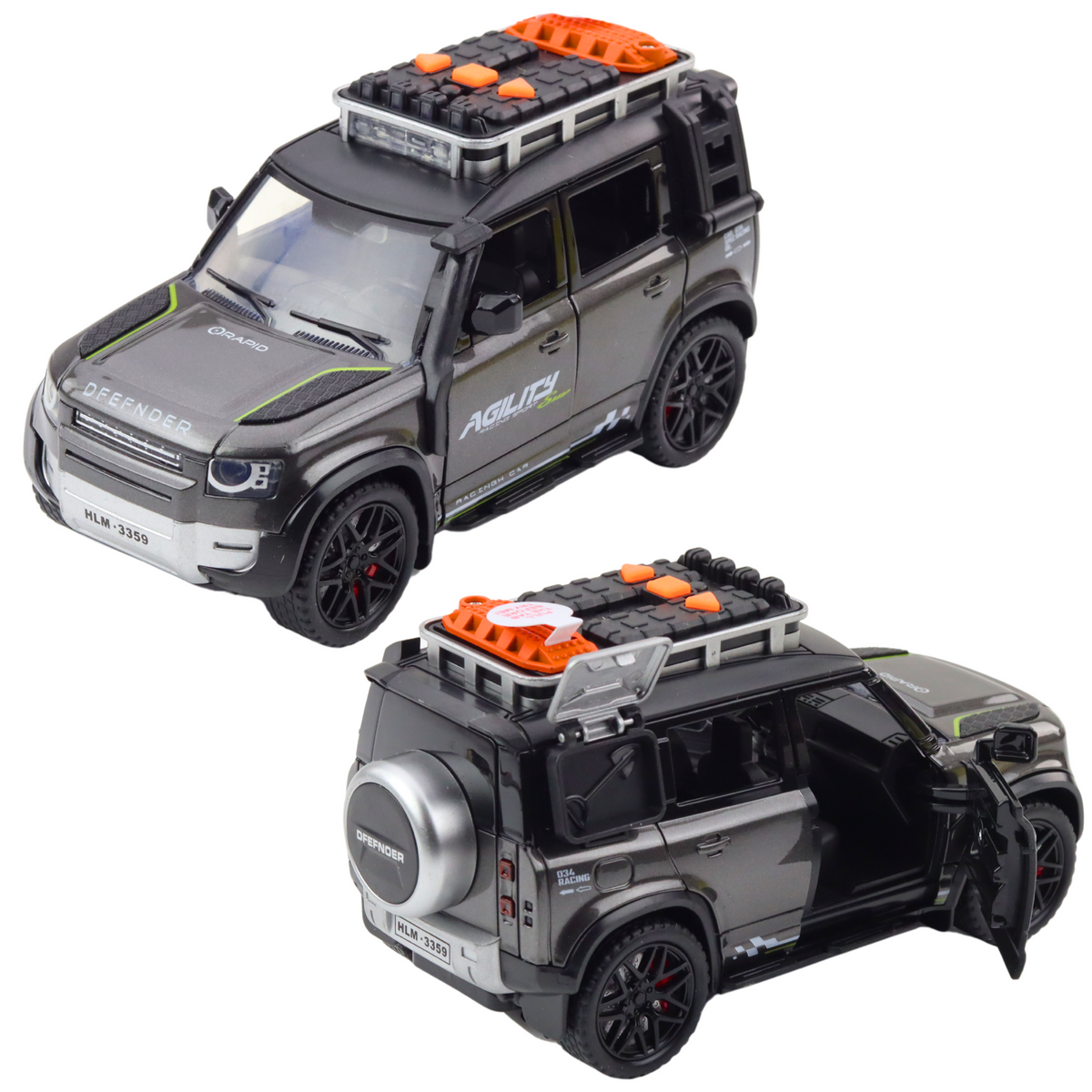 Rapid Off-road Vehicle Drive Opening Doors Lights Sounds Mix