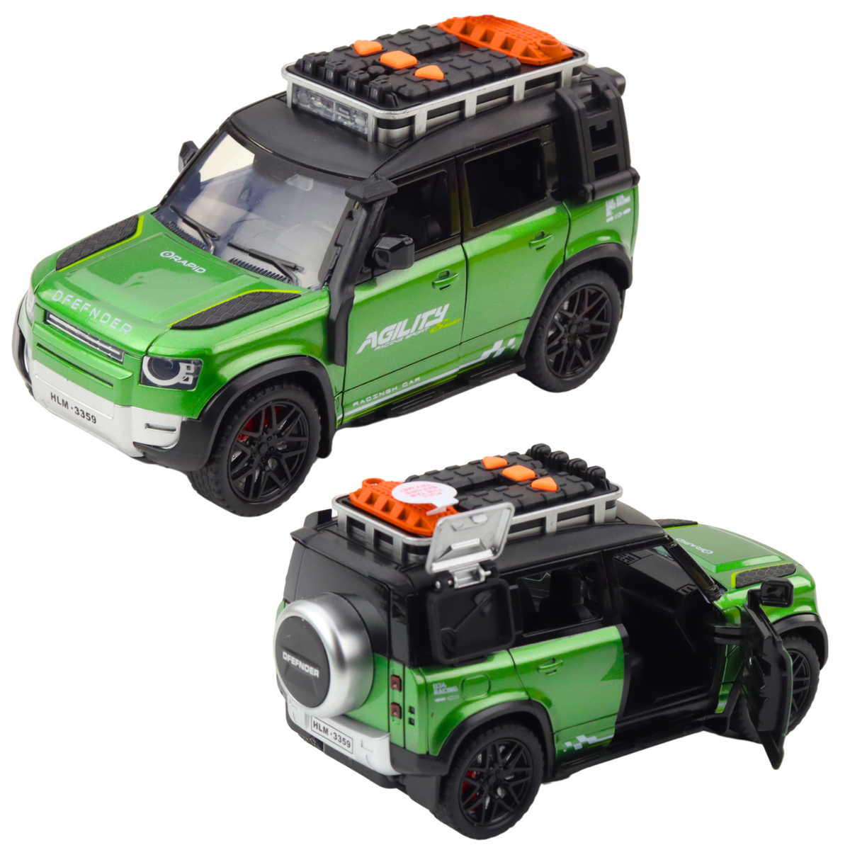 Rapid Off-road Vehicle Drive Opening Doors Lights Sounds Mix