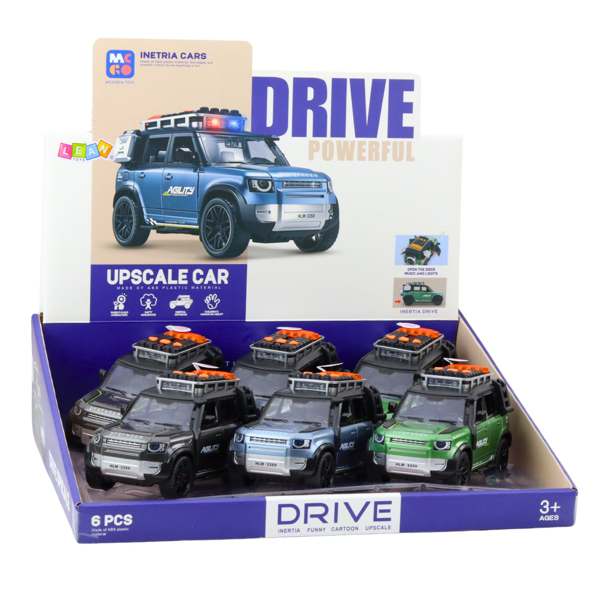 Rapid Off-road Vehicle Drive Opening Doors Lights Sounds Mix