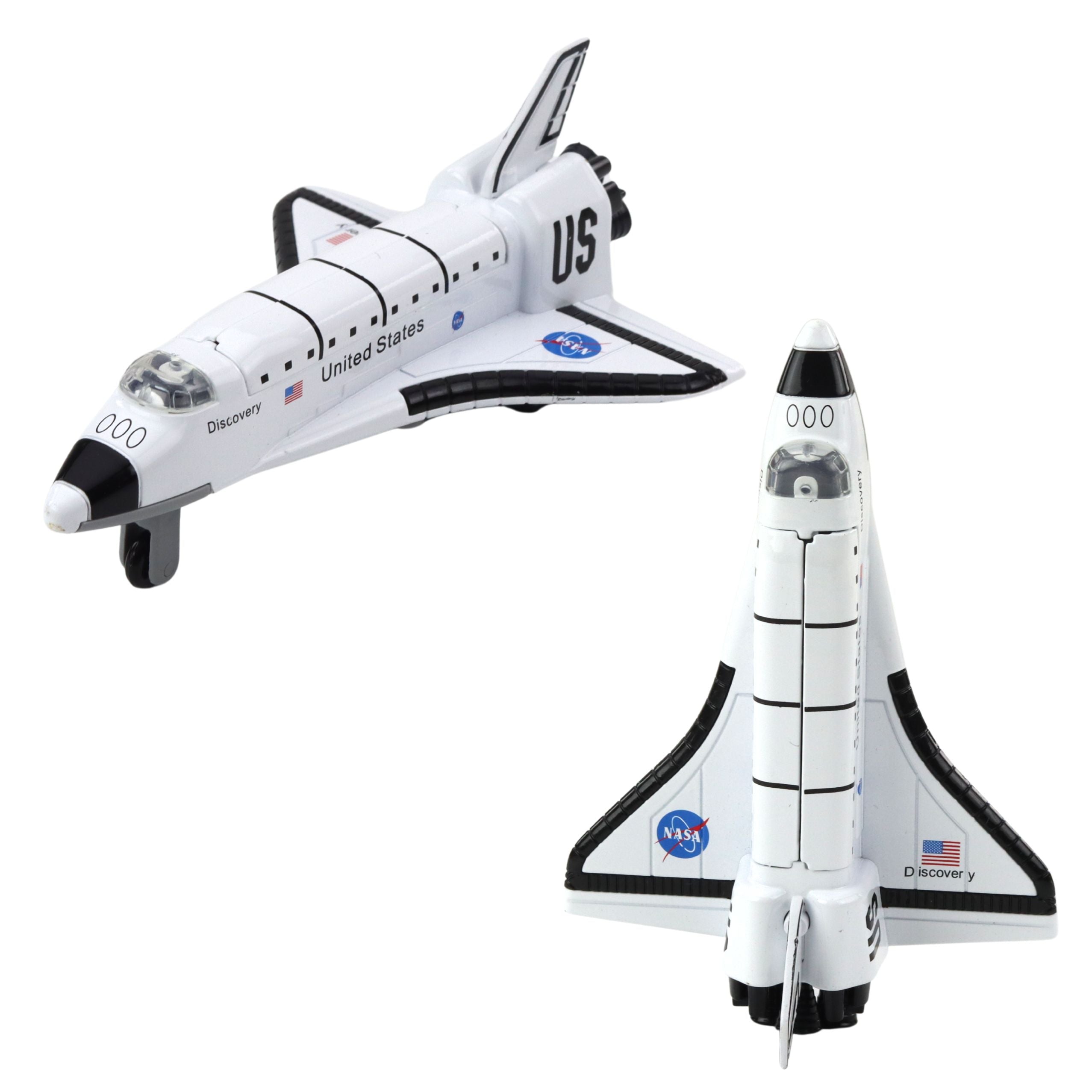 Spaceship Metal Pull-back Drive White Markings