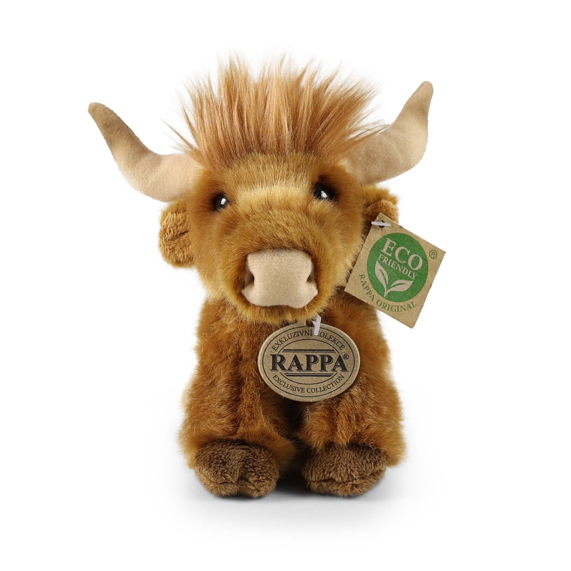 Plush Highland Cattle 16 Cm Eco-friendly