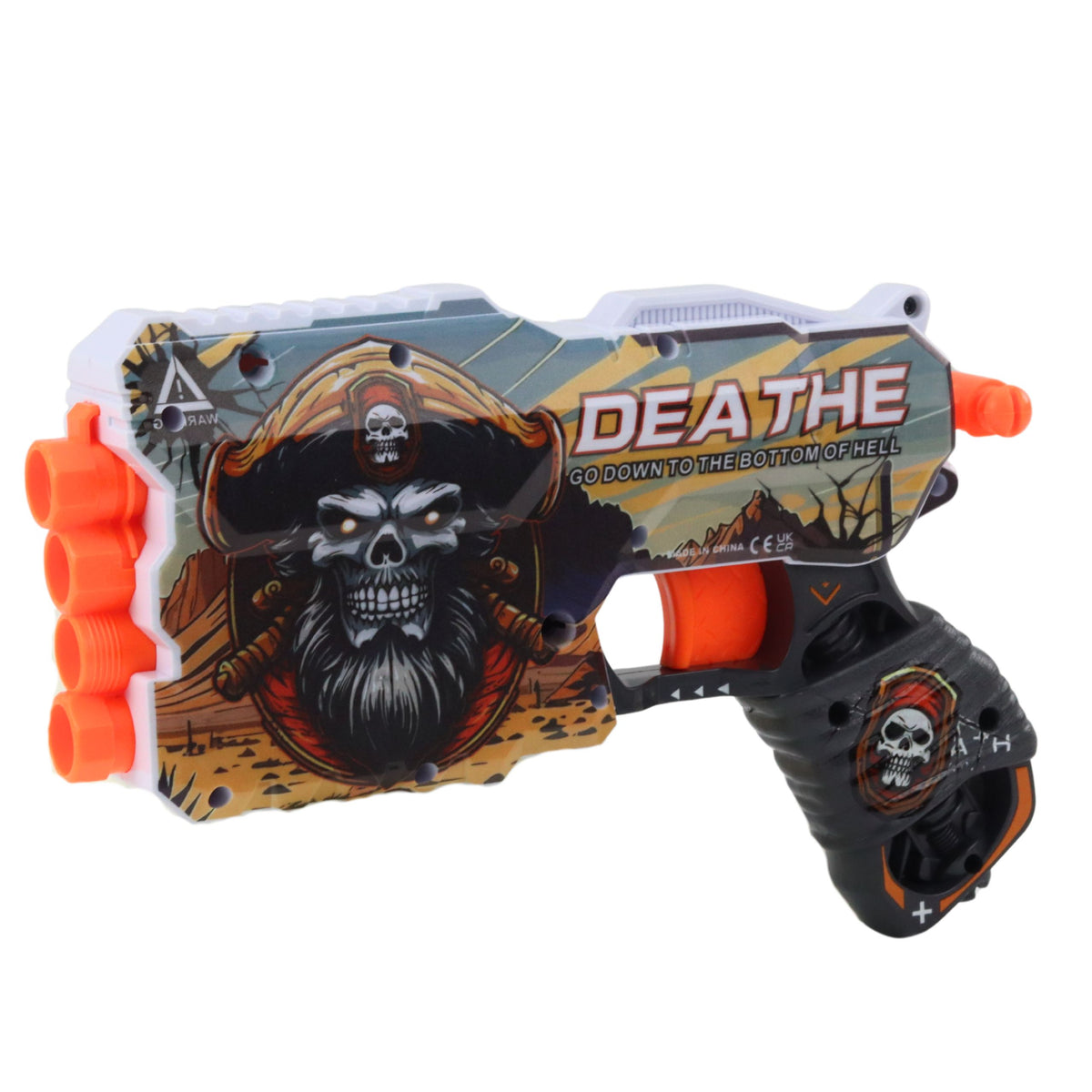 Pirate Foam Dart Gun Magazine 4 Dartshoz 12 db.