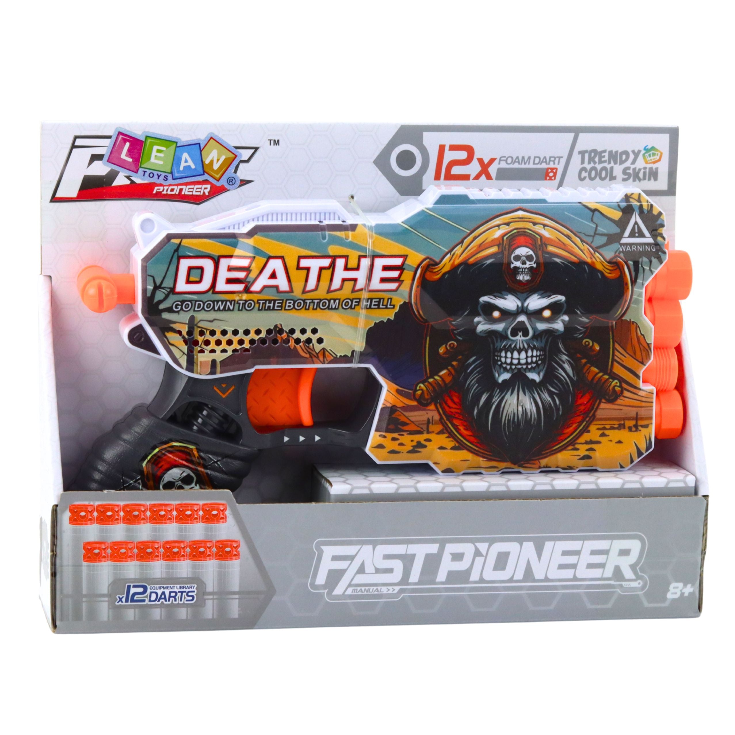 Pirate Foam Dart Gun Magazine For 4 Darts 12 Pcs.