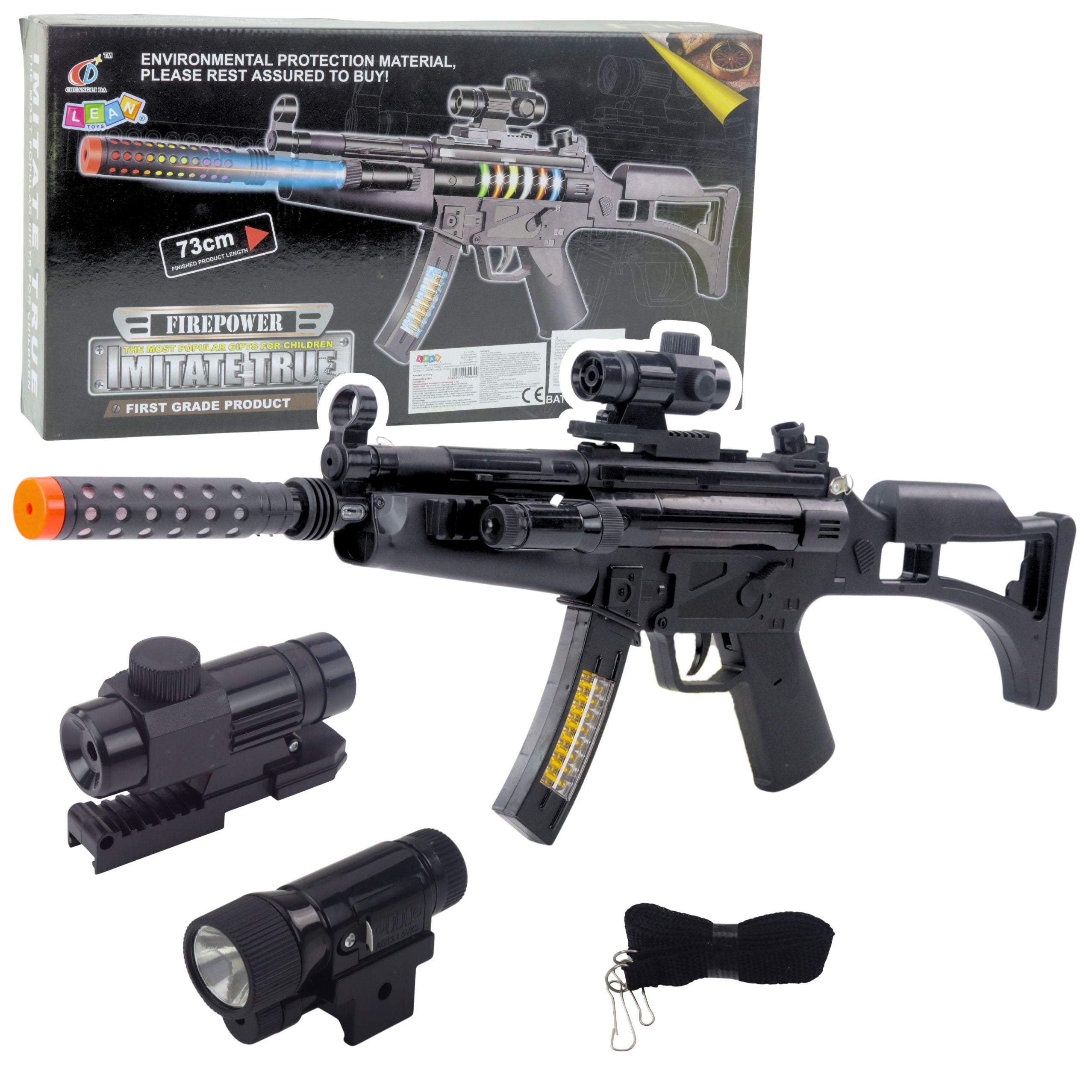 Toy Rifle For Children With Light And Sound 73cm