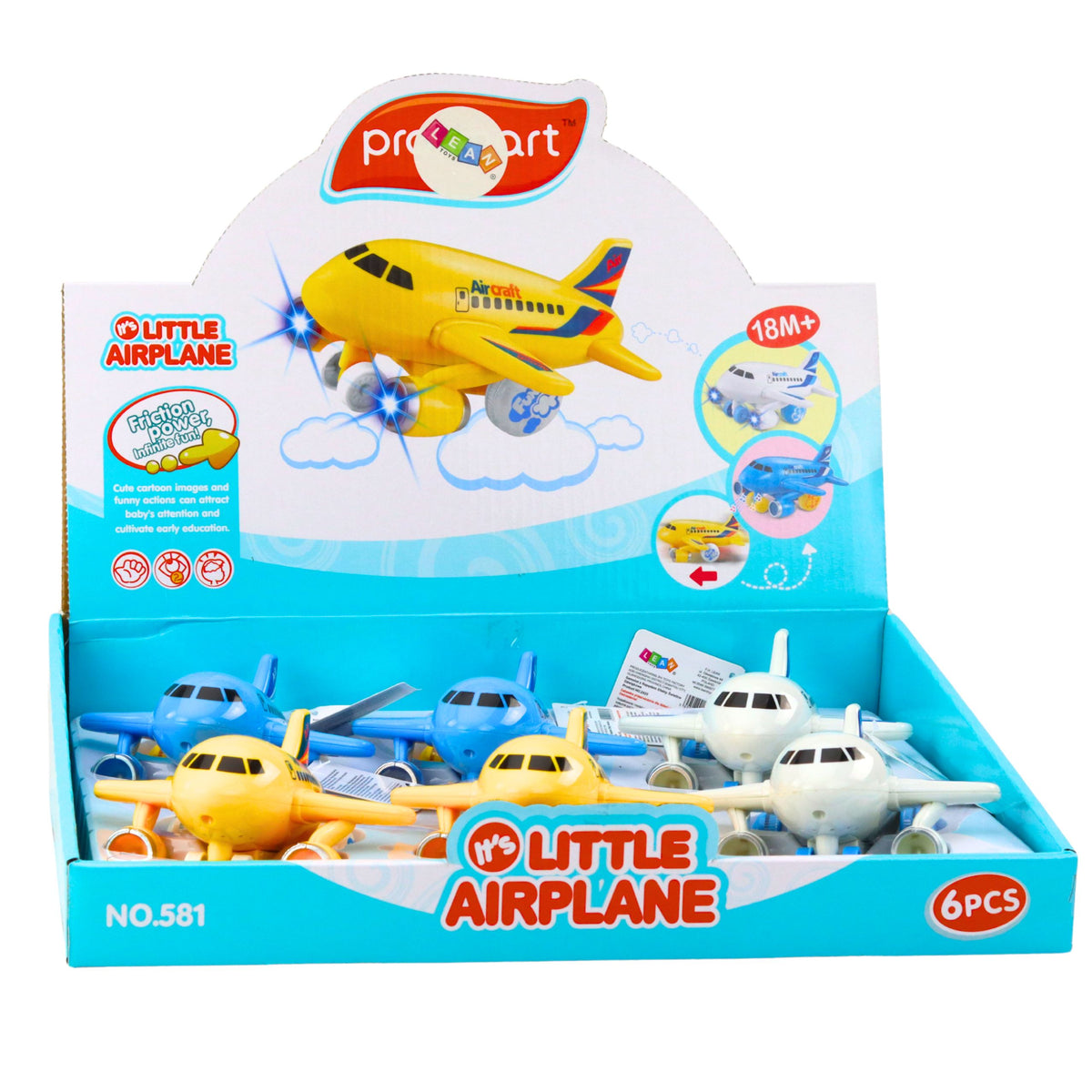 Passenger Plane With Motorized Light And Sound Effects Mix
