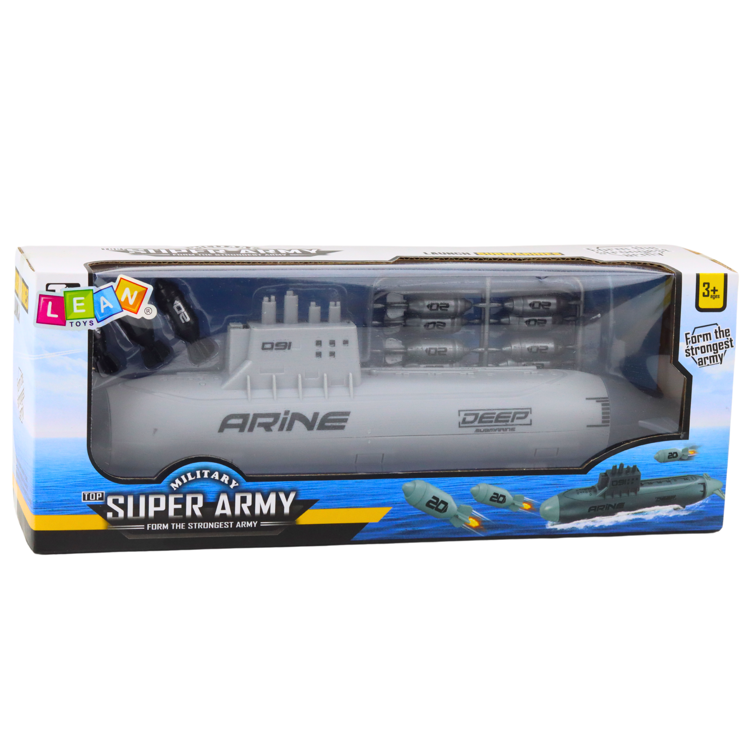 Ship Submarine Torpedo Shooting Drive Gray 28cm