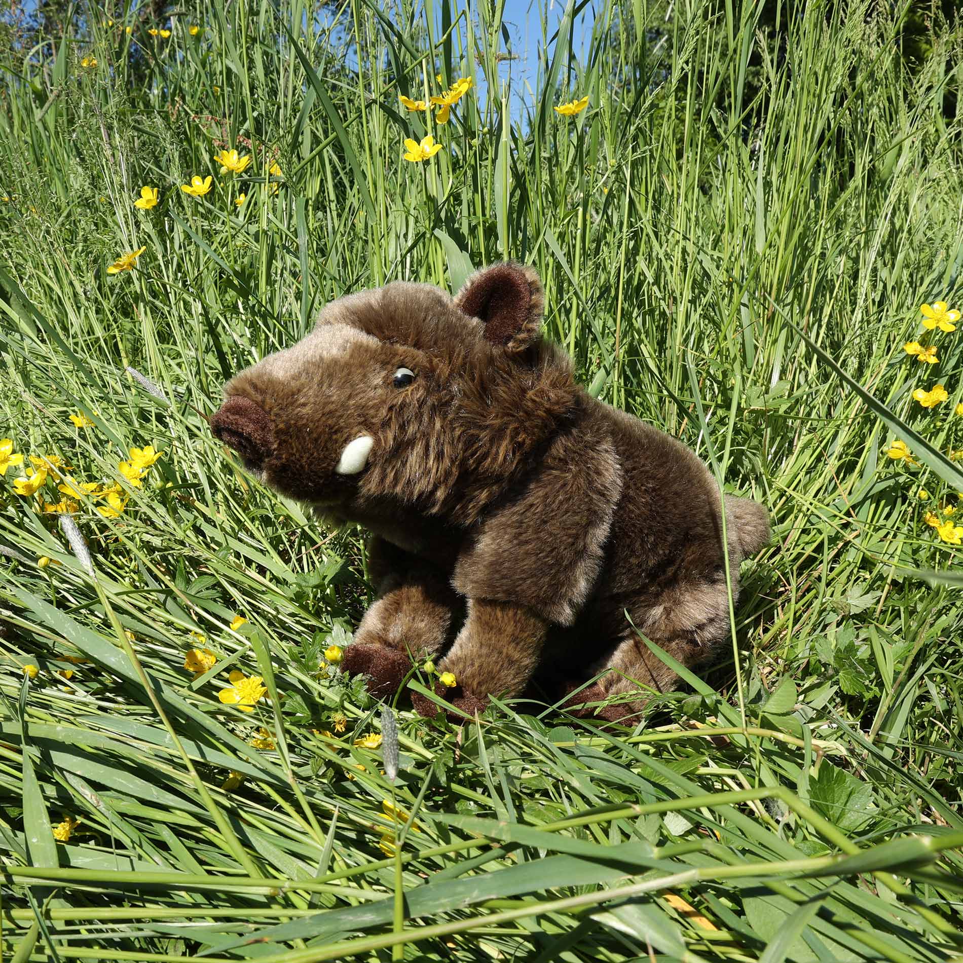 Plush Wild Boar 28 Cm Eco-friendly