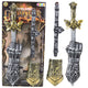 Knight Set Gladiator Sword Protectors Belt Decorated